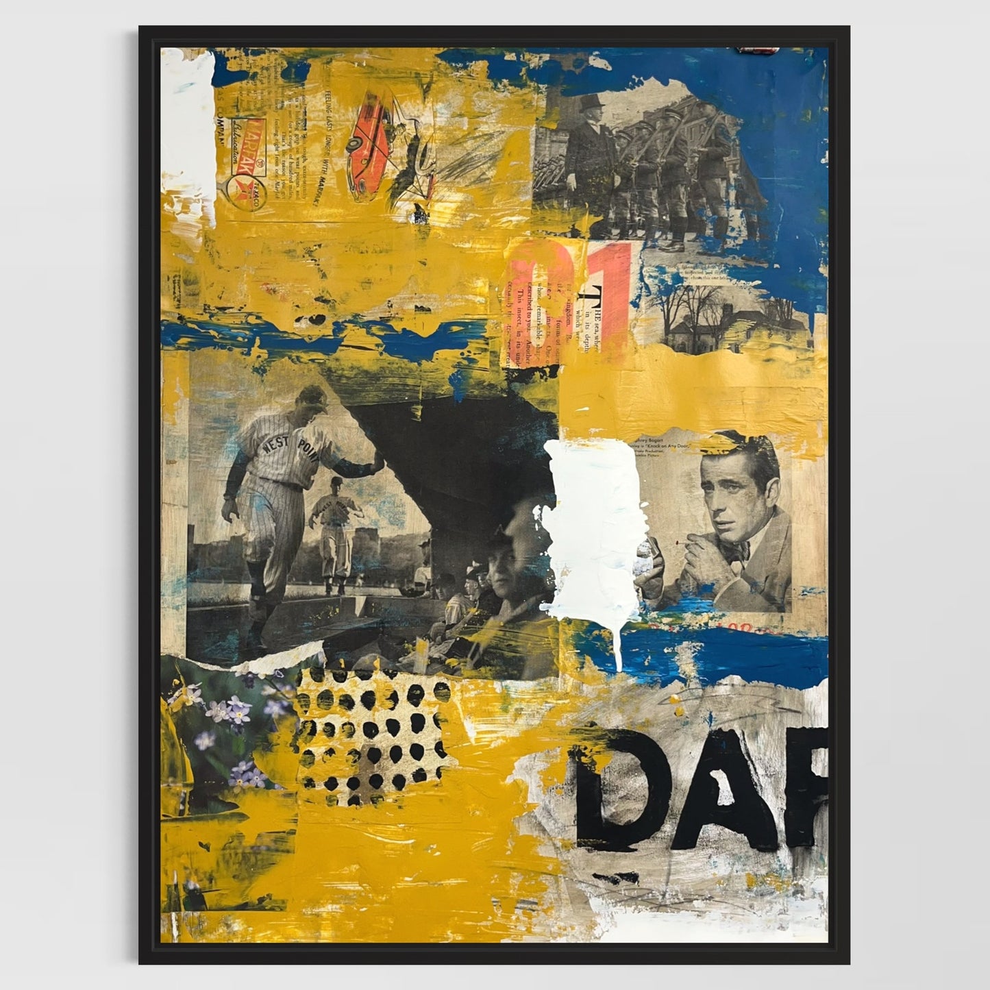 Original Mixed Media Abstract Modern Art Painting 18x24 "DAP" Signed