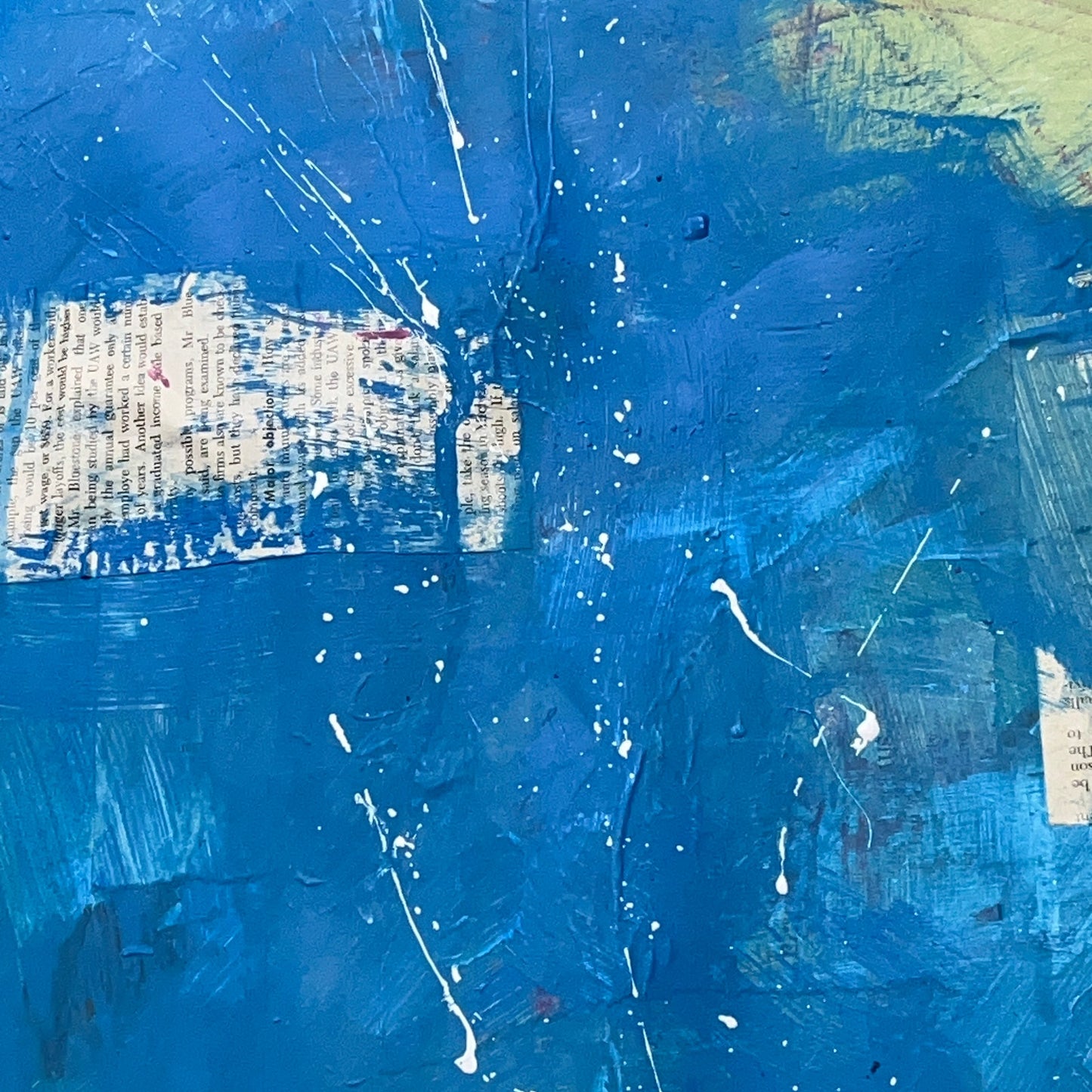 Original Mixed Media Abstract Art Painting 18x24 “Transport" Signed