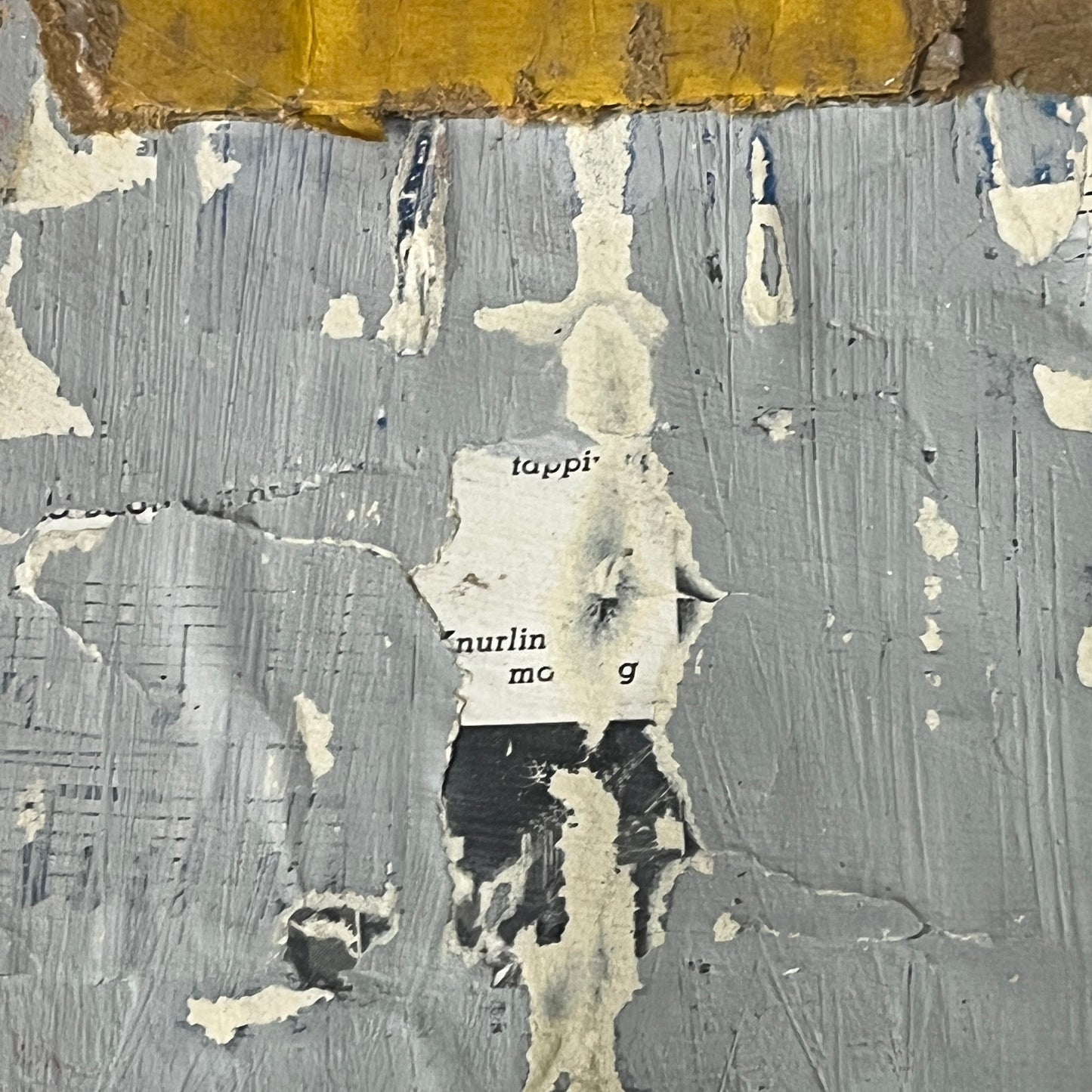Original Mixed Media Abstract Art Collage Painting 11x14 "Salve"