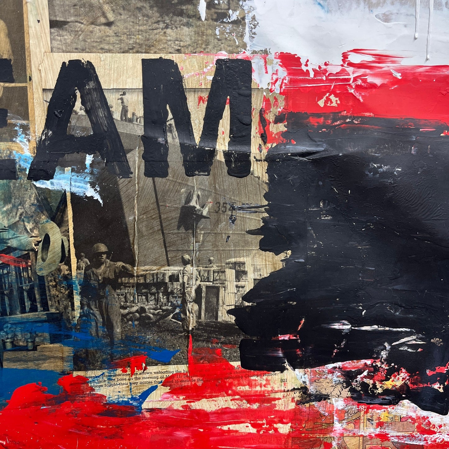 Original Mixed Media Abstract Modern Art Painting 24x36 "Dream" Signed
