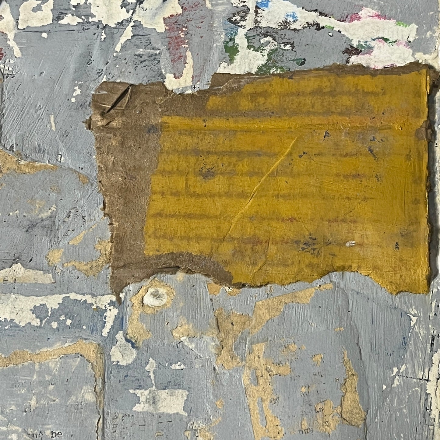 Original Mixed Media Abstract Art Collage Painting 11x14 "Bridge"