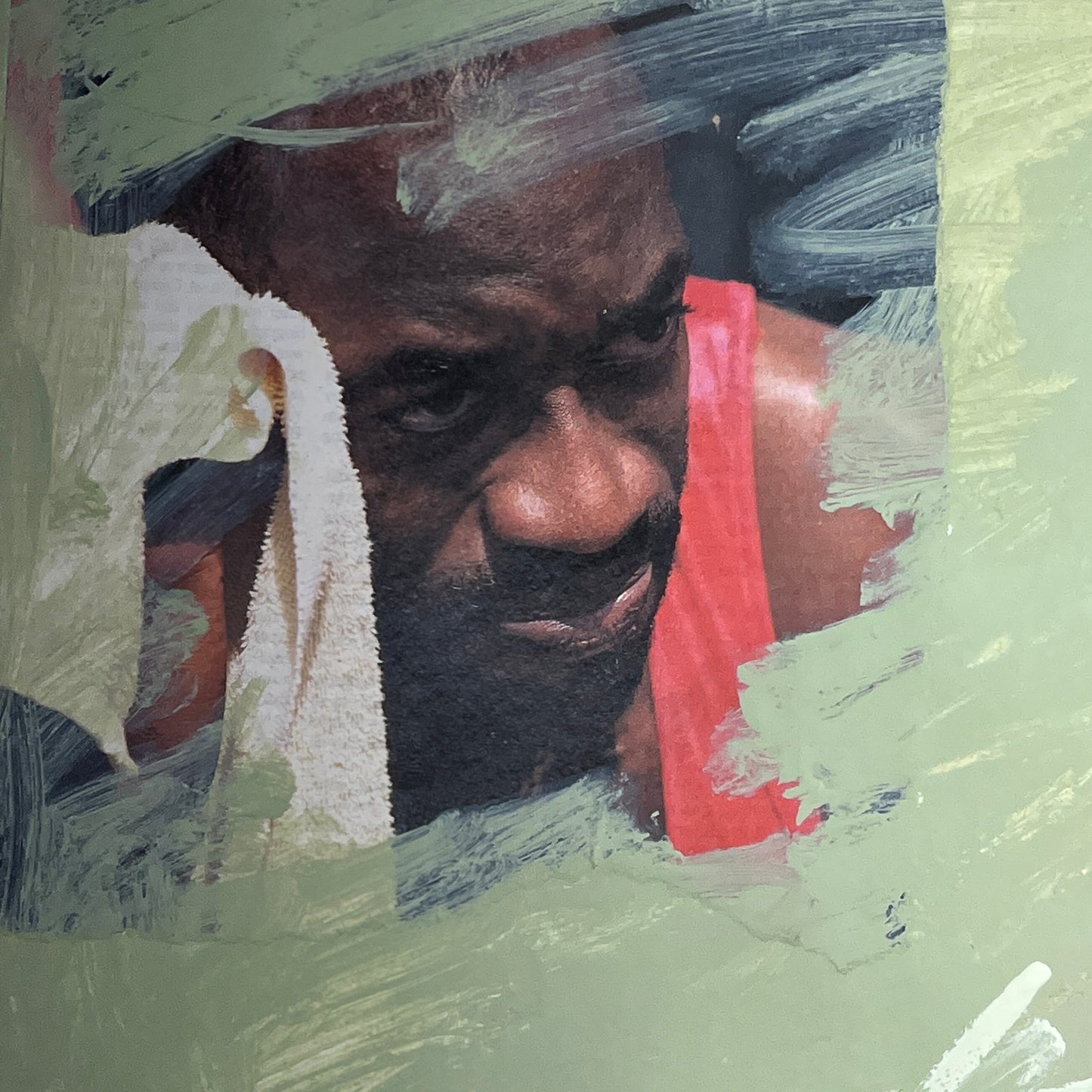 Original Mixed Media Abstract Modern Art Painting 18x24 "Obvolvent" Signed