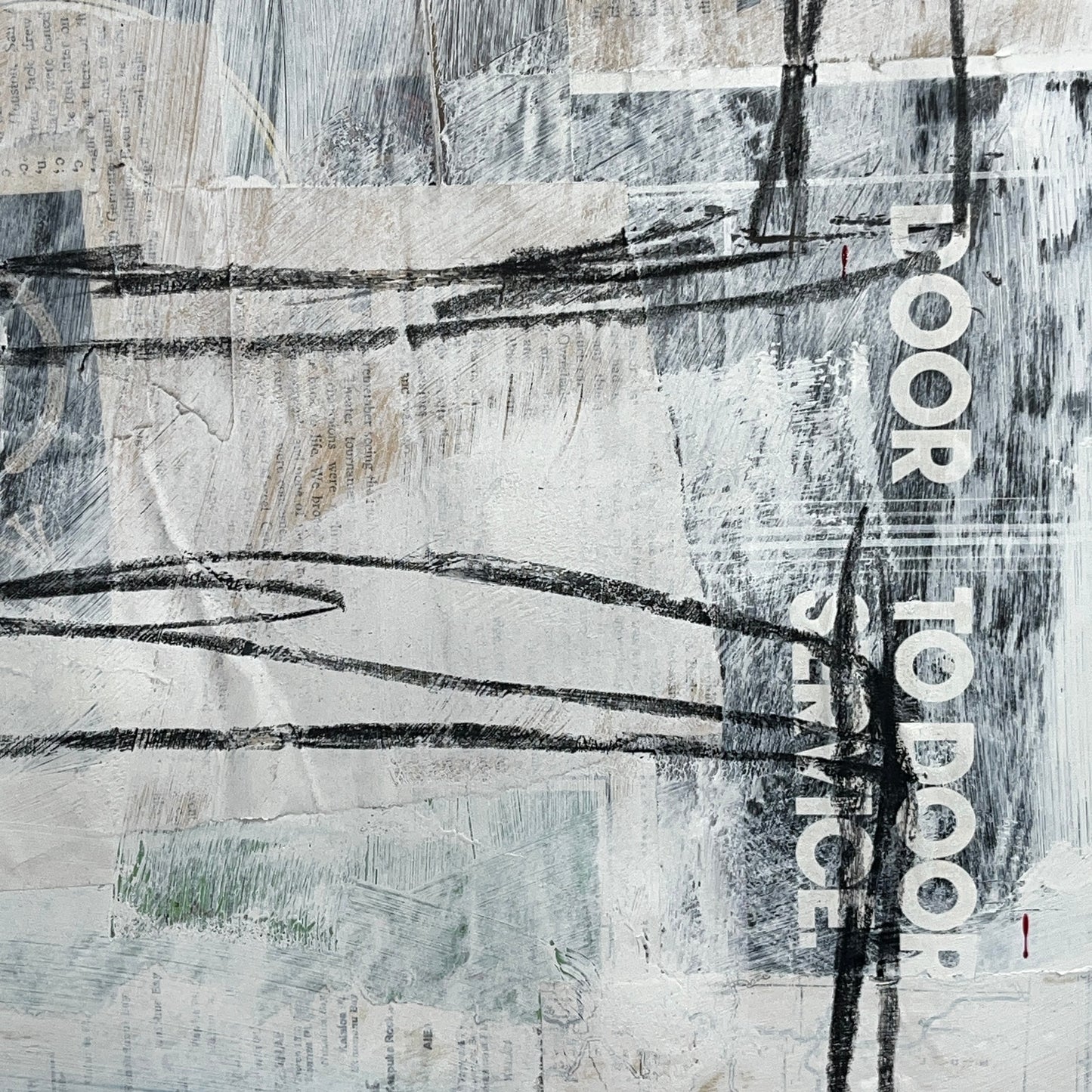 Original Mixed Media Abstract Modern Art Painting 18x24 "Unguiferous" Signed