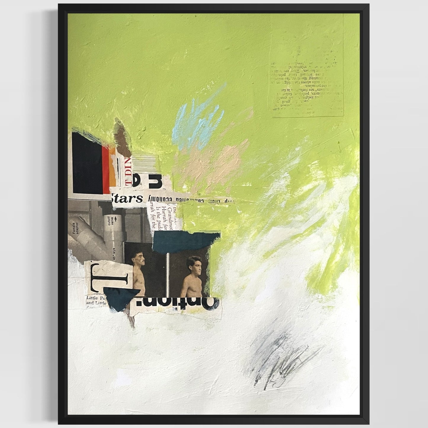 Original Abstract Modern Art Painting on Paper "Phrenic" #27 Signed