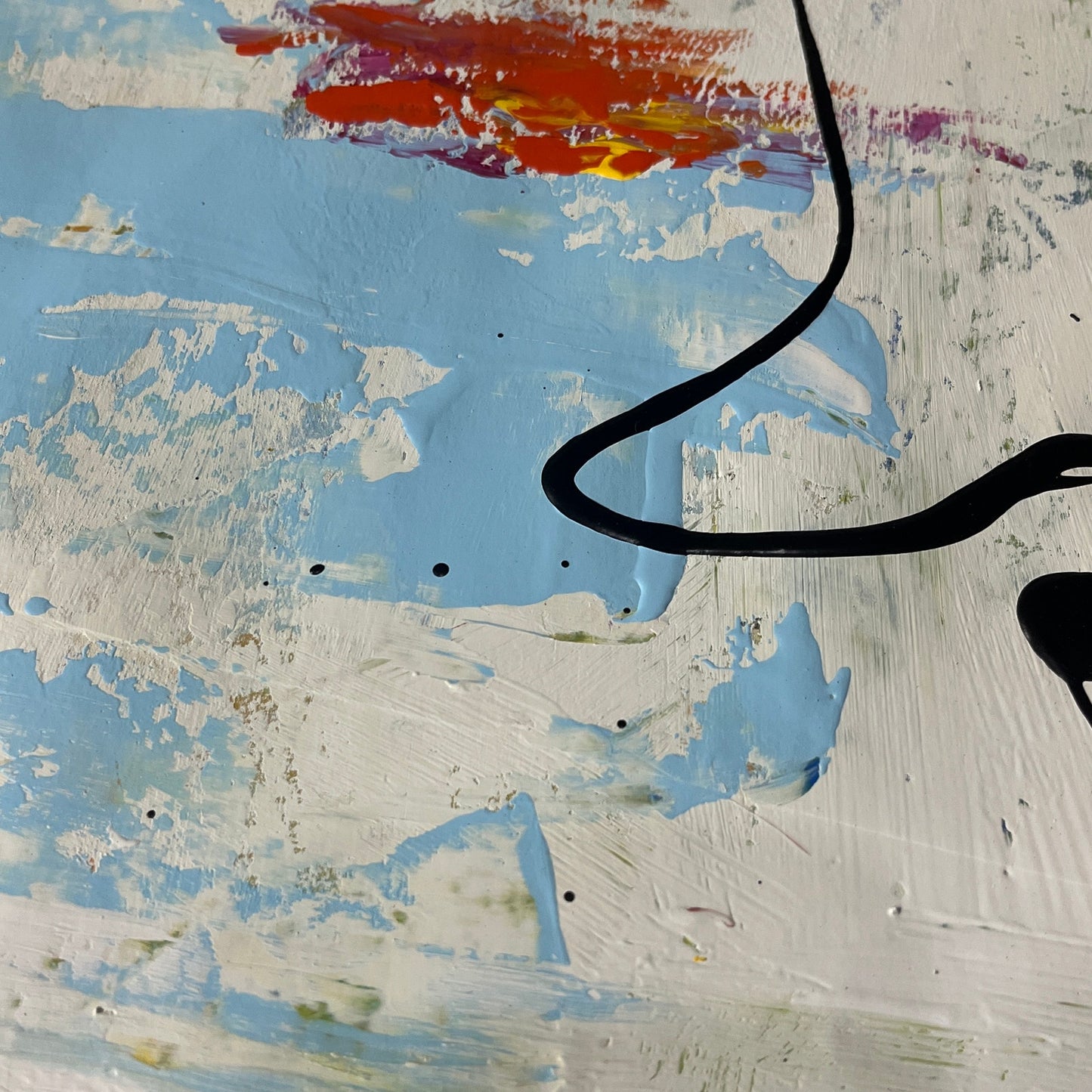 Original Mixed Media Abstract Art Painting 18x24 “Hydra-Matic" Signed