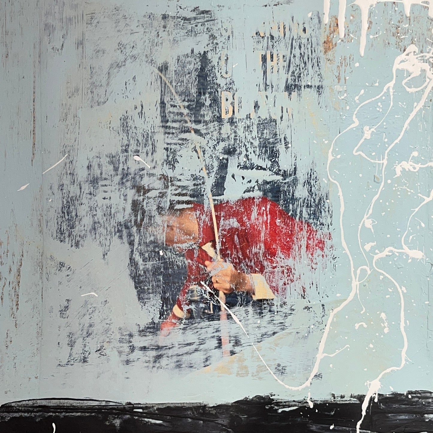 Original Mixed Media Abstract Modern Art Painting 18x24 "Irretiate" Signed