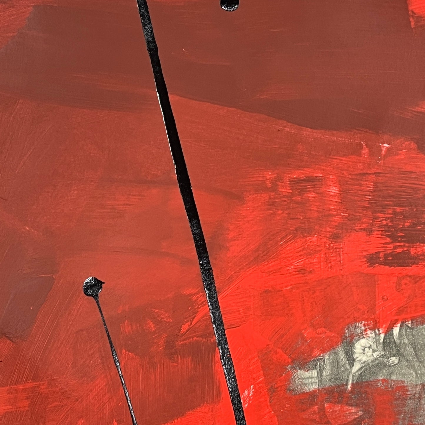 Original Mixed Media Abstract Modern Art Painting 18x24 "Metanomen" Signed