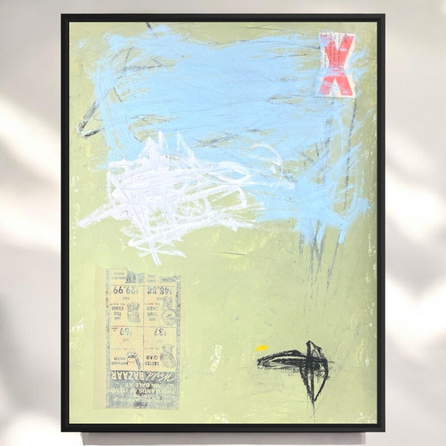 Original Mixed Media Abstract Modern Art Painting 18x24 "Unity X" Signed