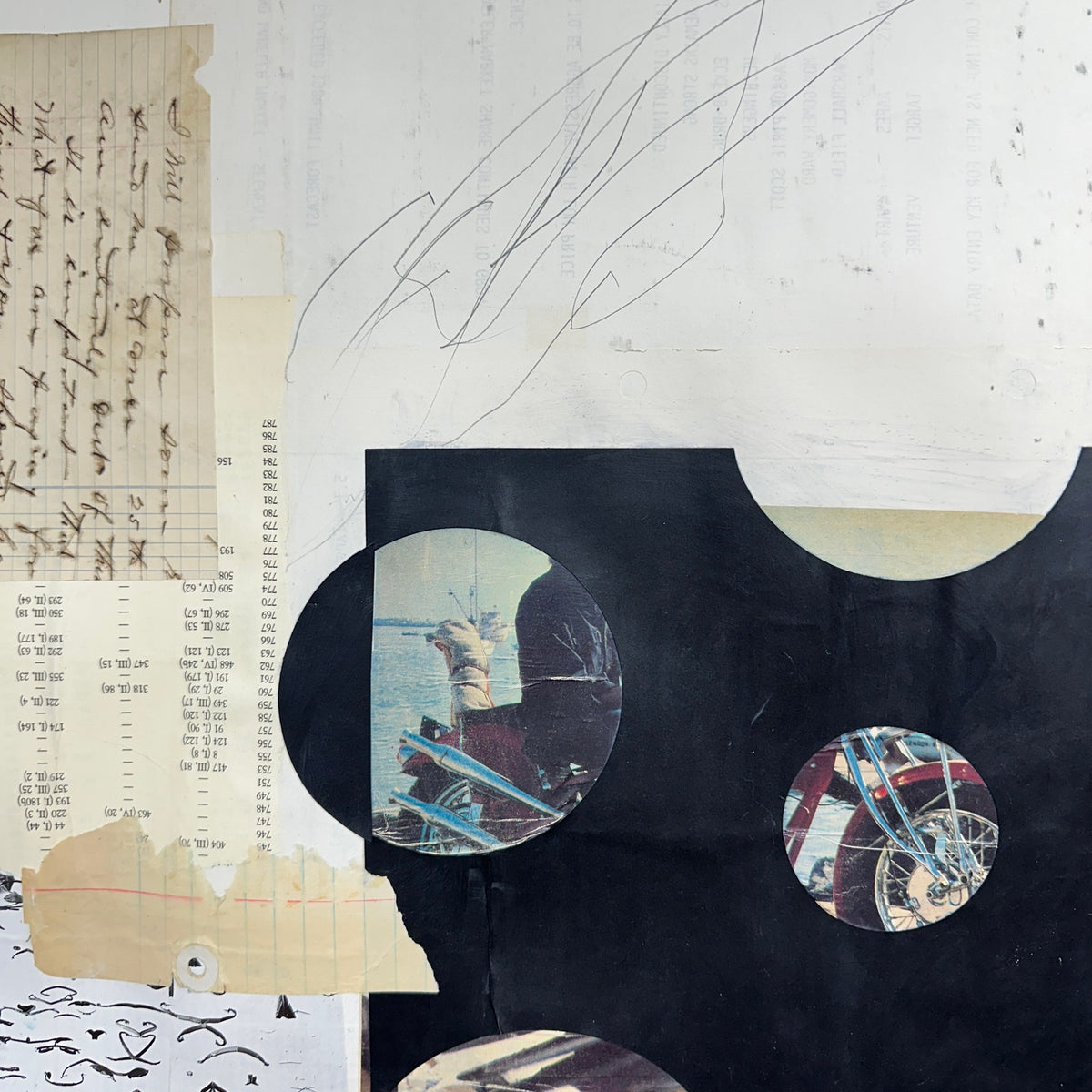 Original Mixed Media Modern Art Collage Painting 18x24 "Ultimation" Signed