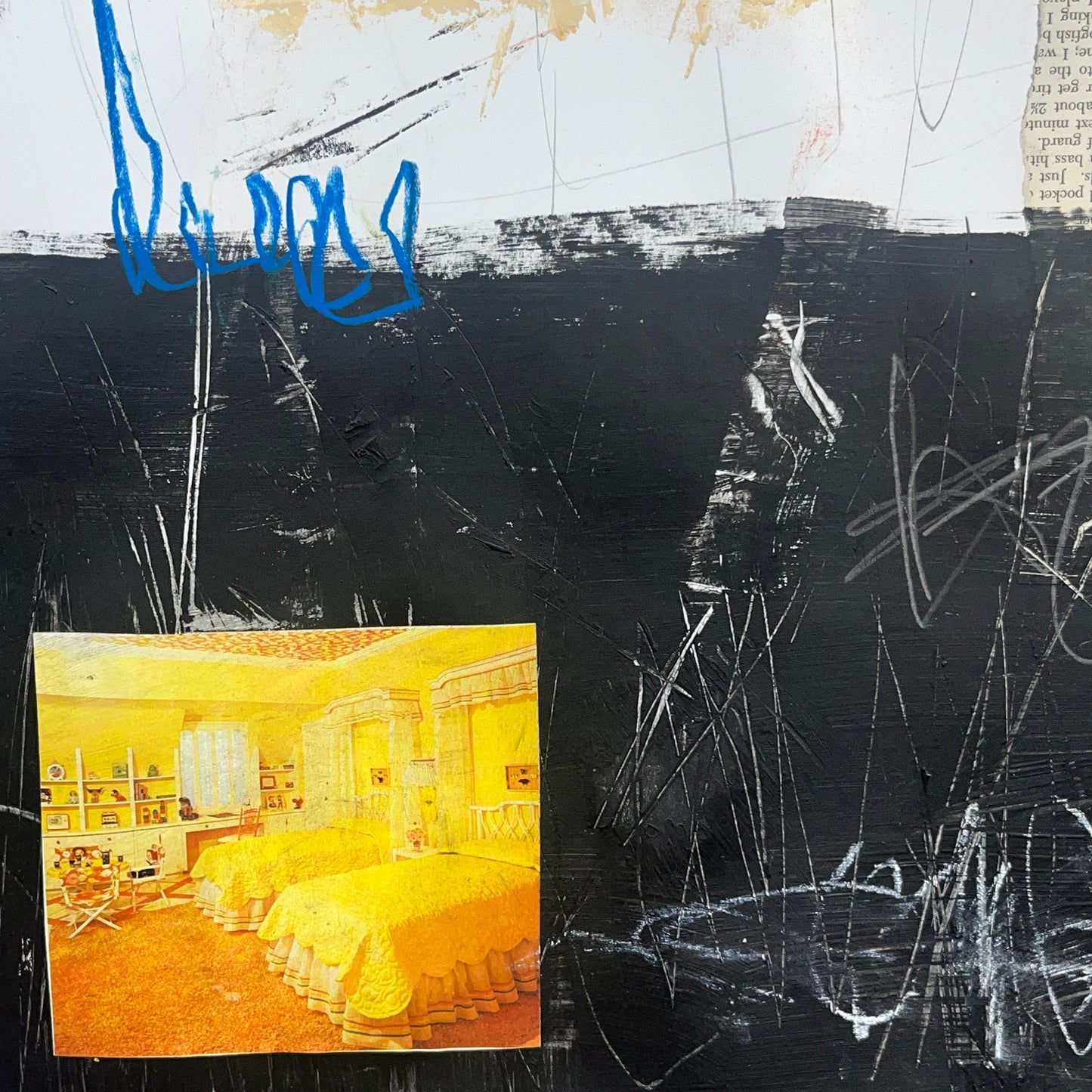 Original Mixed Media Abstract Modern Art Painting 18x24 "Convicinity" Signed