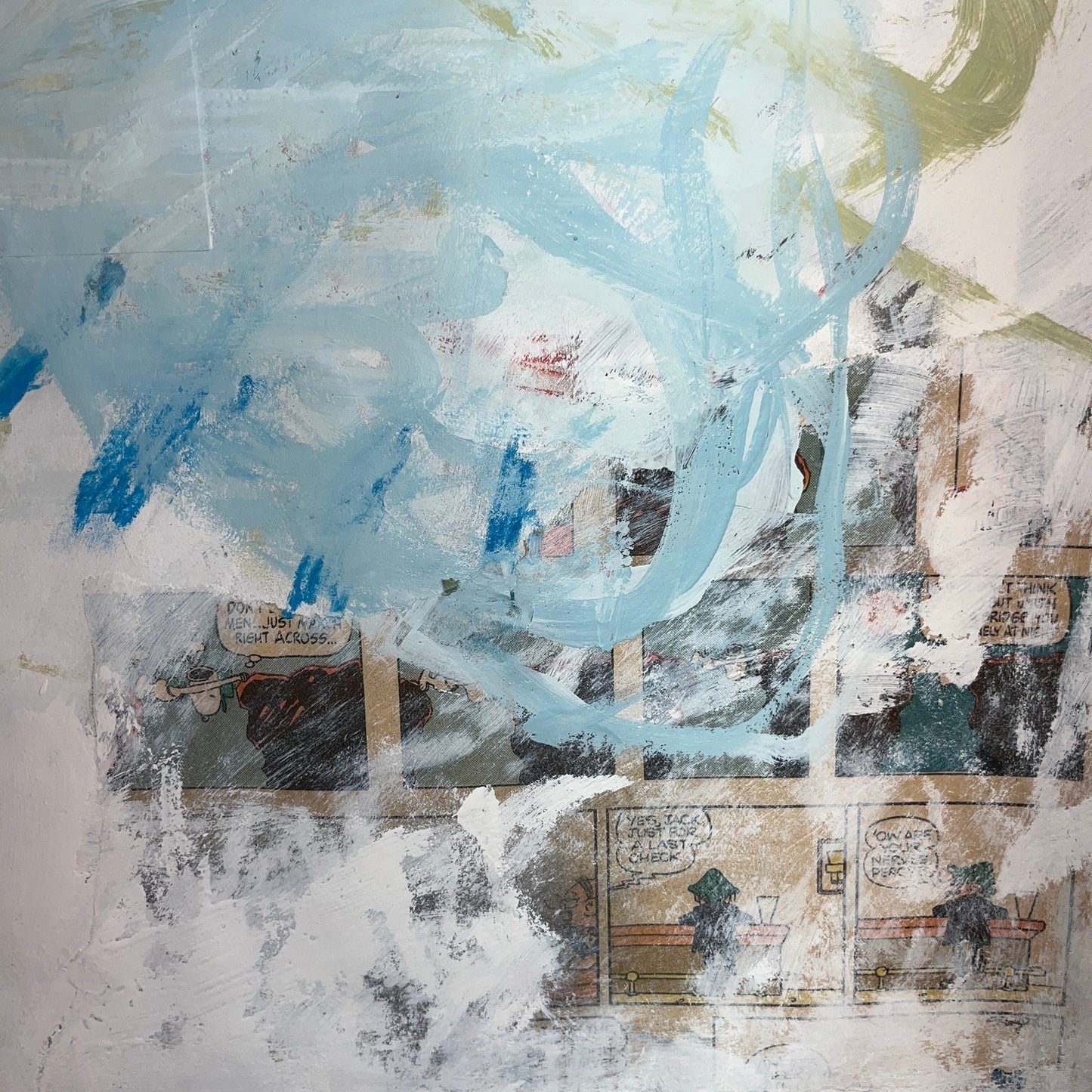 Original Mixed Media Abstract Modern Art Painting 18x24 "Acerous" Signed