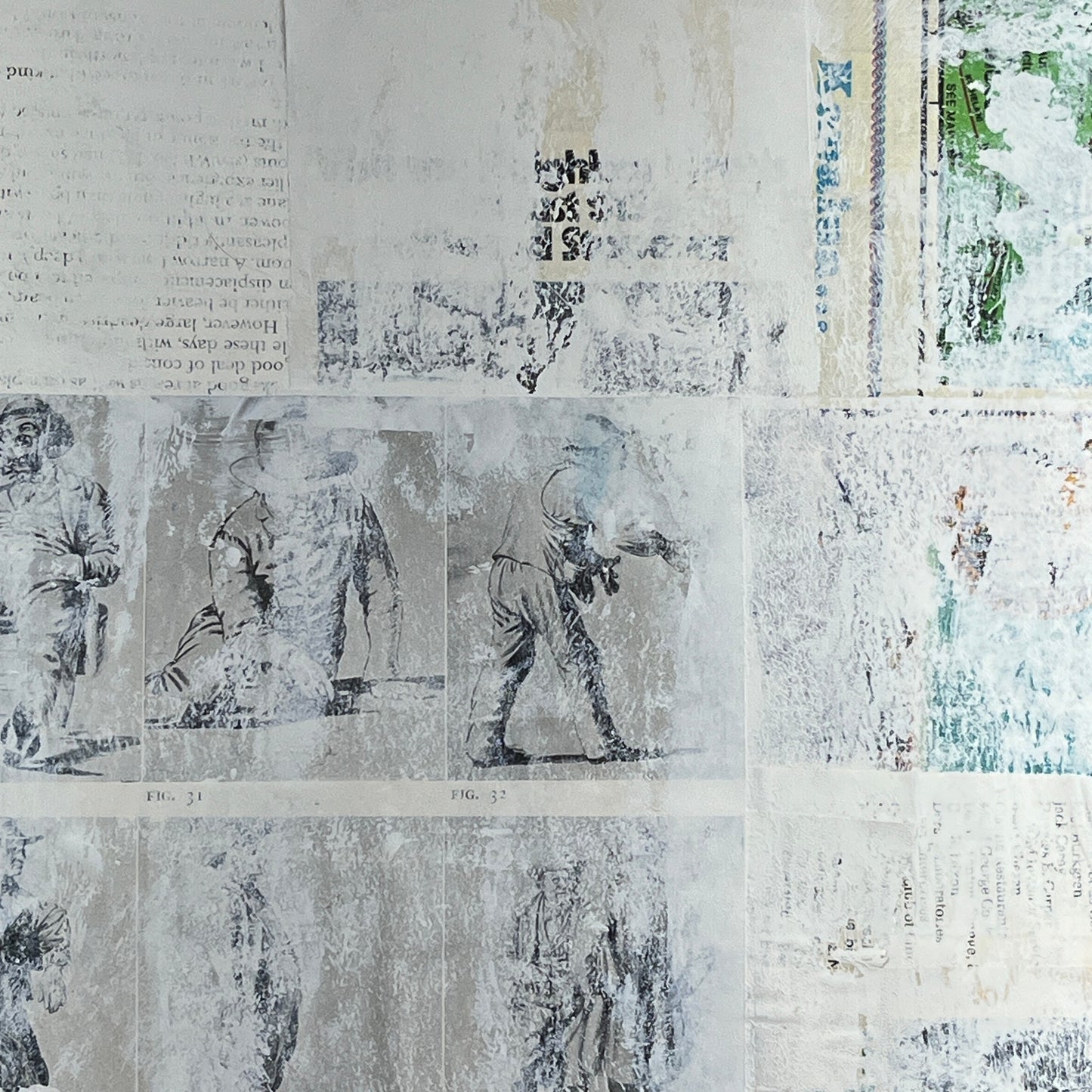 Original Mixed Media Abstract Modern Art Painting 18x24 "Kitthoge" Signed