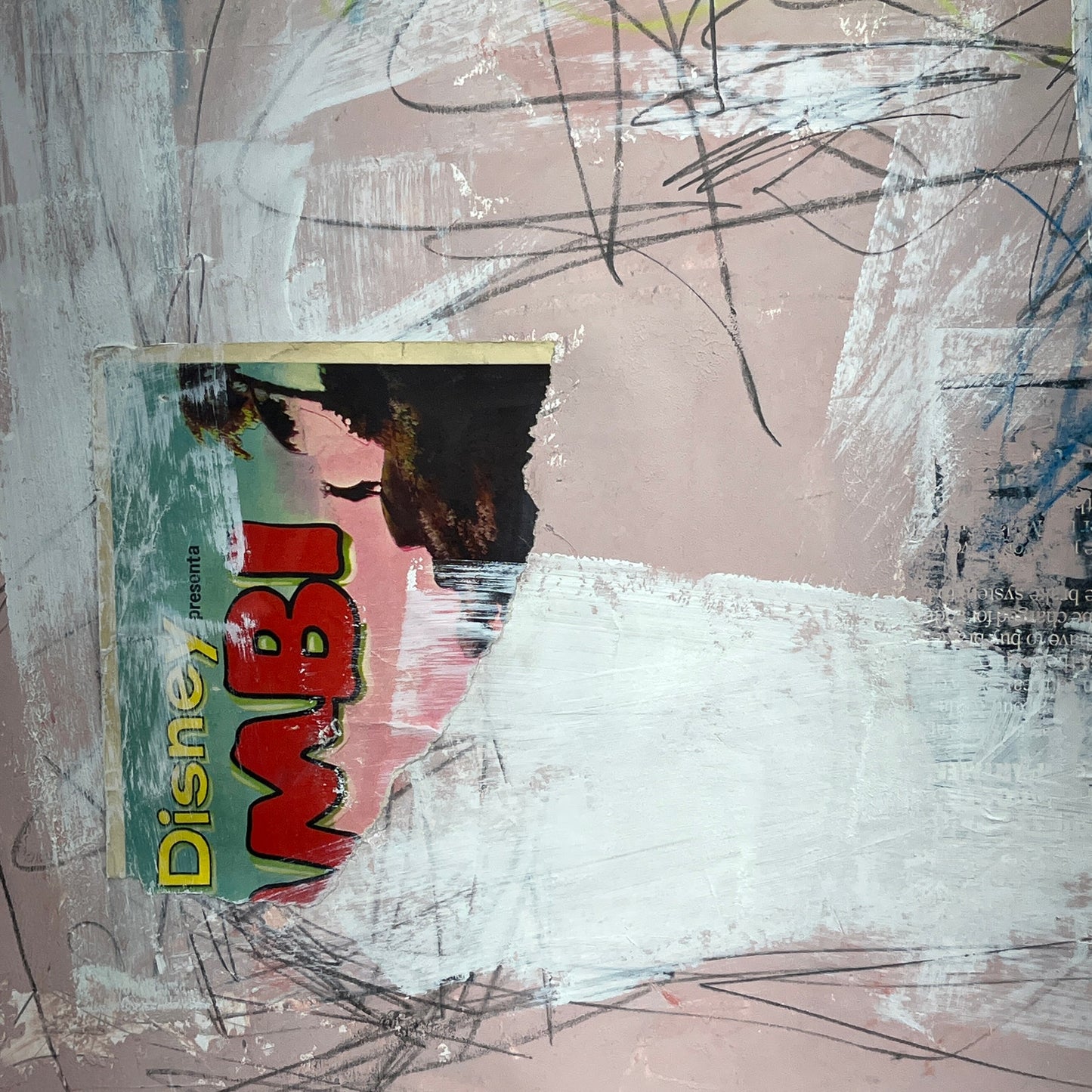 Original Mixed Media Abstract Modern Art Painting 18x24 "Onomastic" Signed