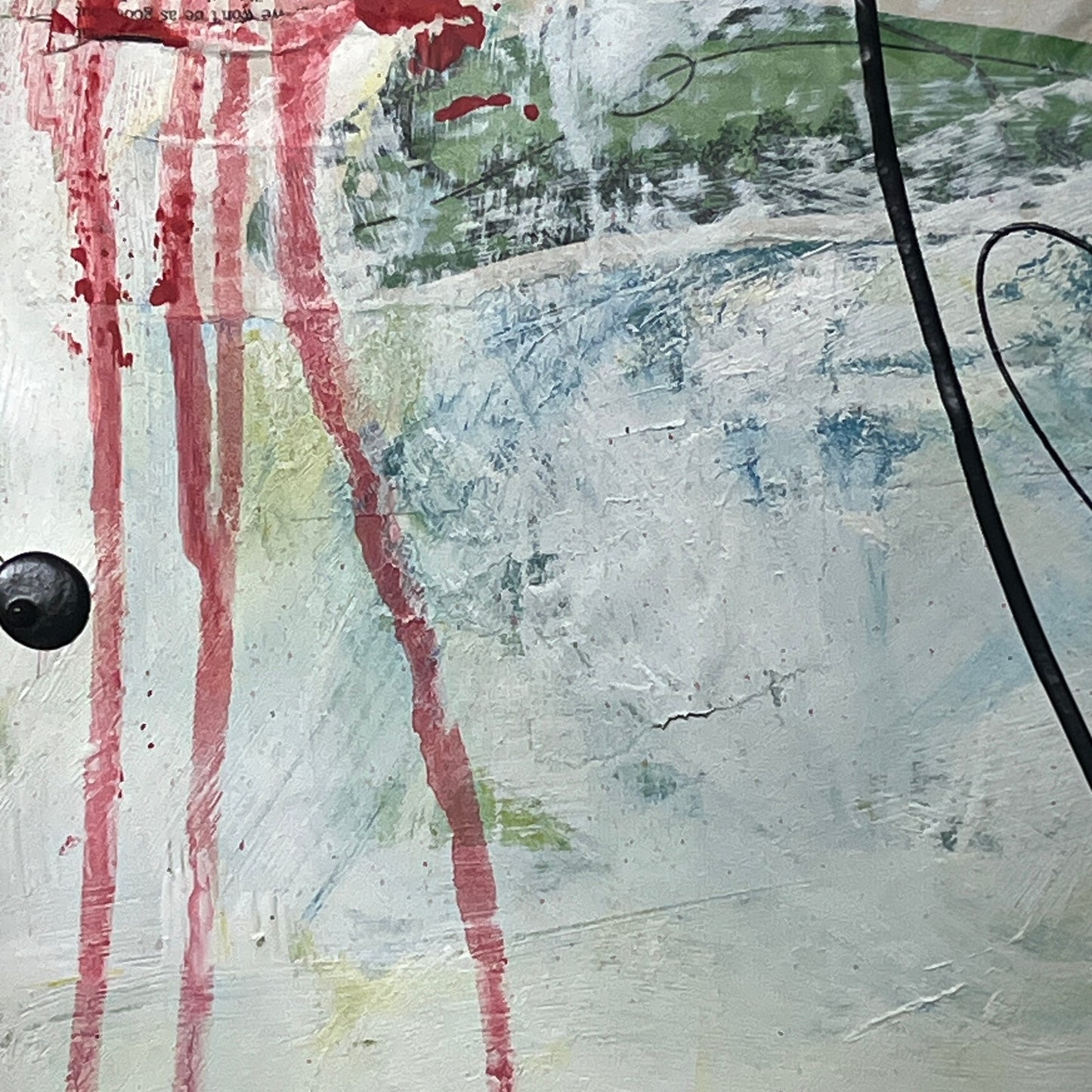 Original Mixed Media Abstract Art Painting 18x24 “Best-Kept Secret" Signed