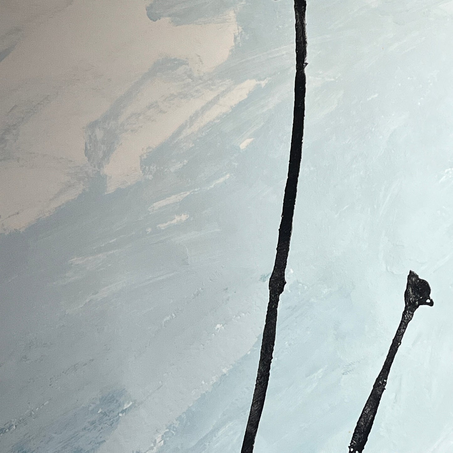 Original Mixed Media Abstract Modern Art Painting 18x24 "Billingsgate" Signed