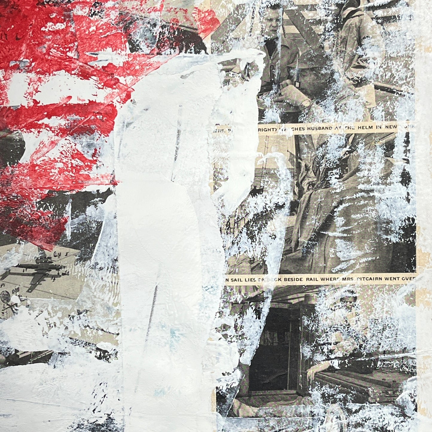 Original Mixed Media Abstract Modern Art Painting 24x36 "Whemmle" Signed