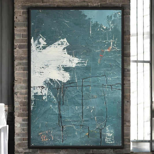 Original Mixed Media Abstract Modern Art Painting 24x36 "Nomination" Signed