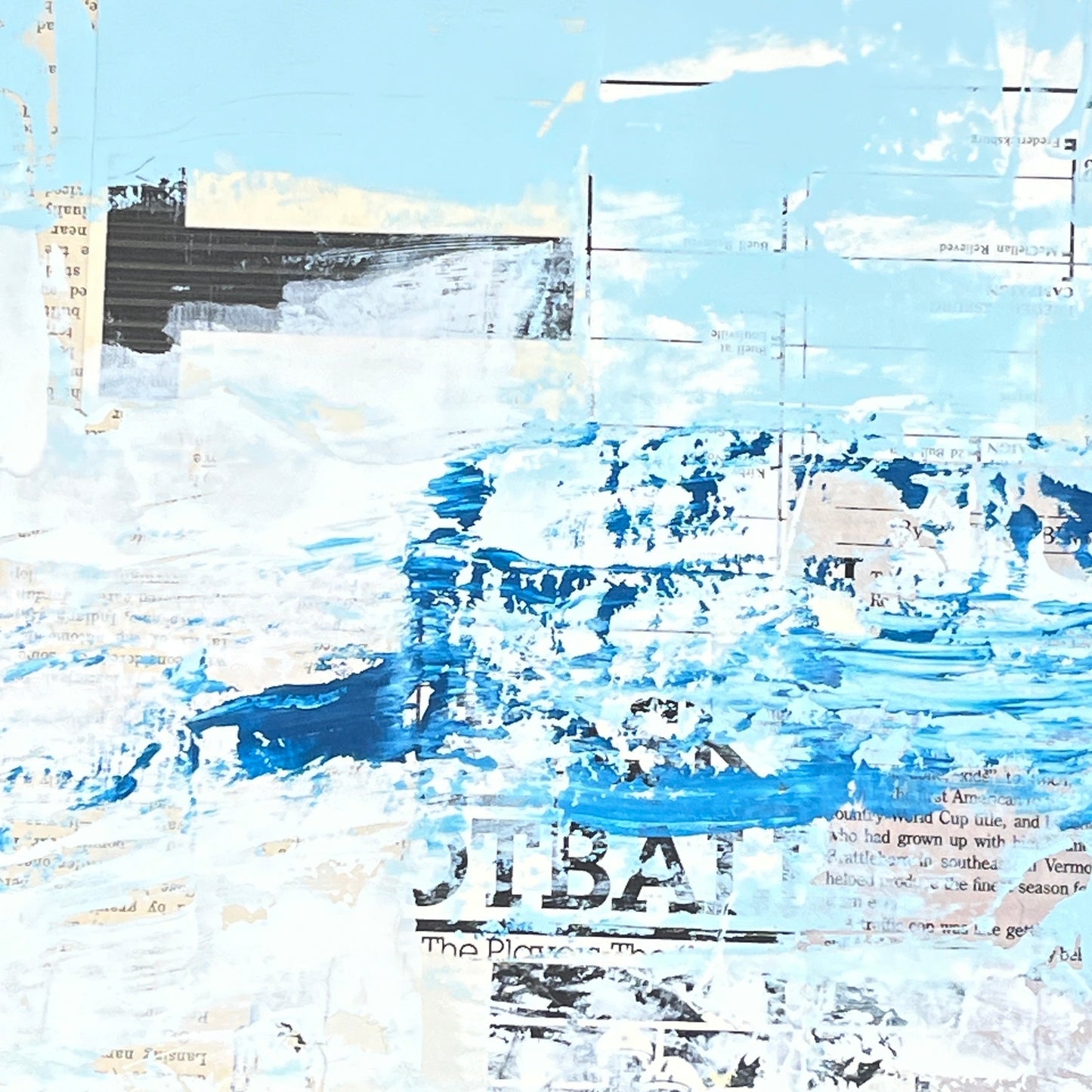 Original Mixed Media Abstract Modern Art Painting 18x24 "Bestiocracy" Signed