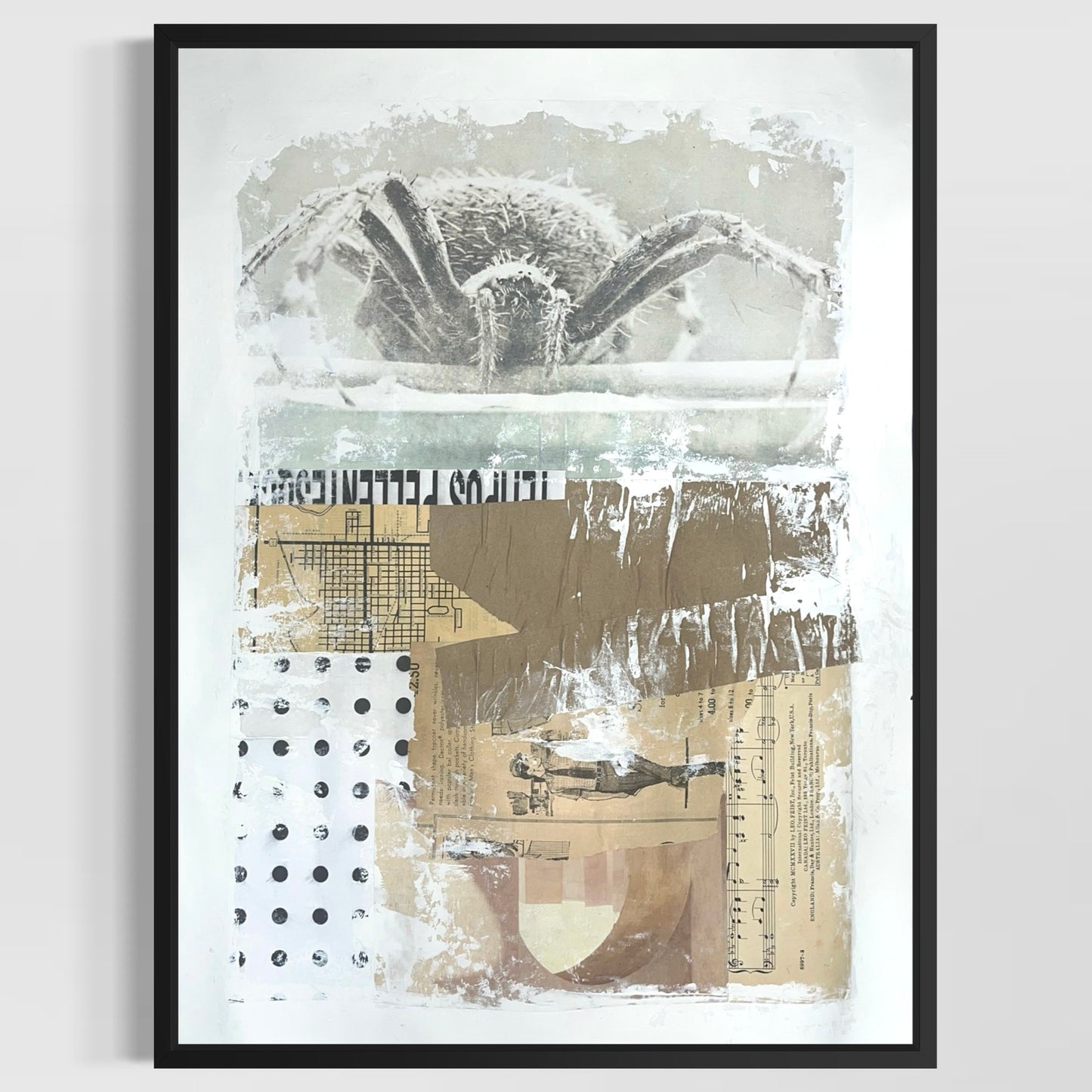 Original Mixed Media Abstract Modern Art Painting 18x24 "Exuviate" Signed