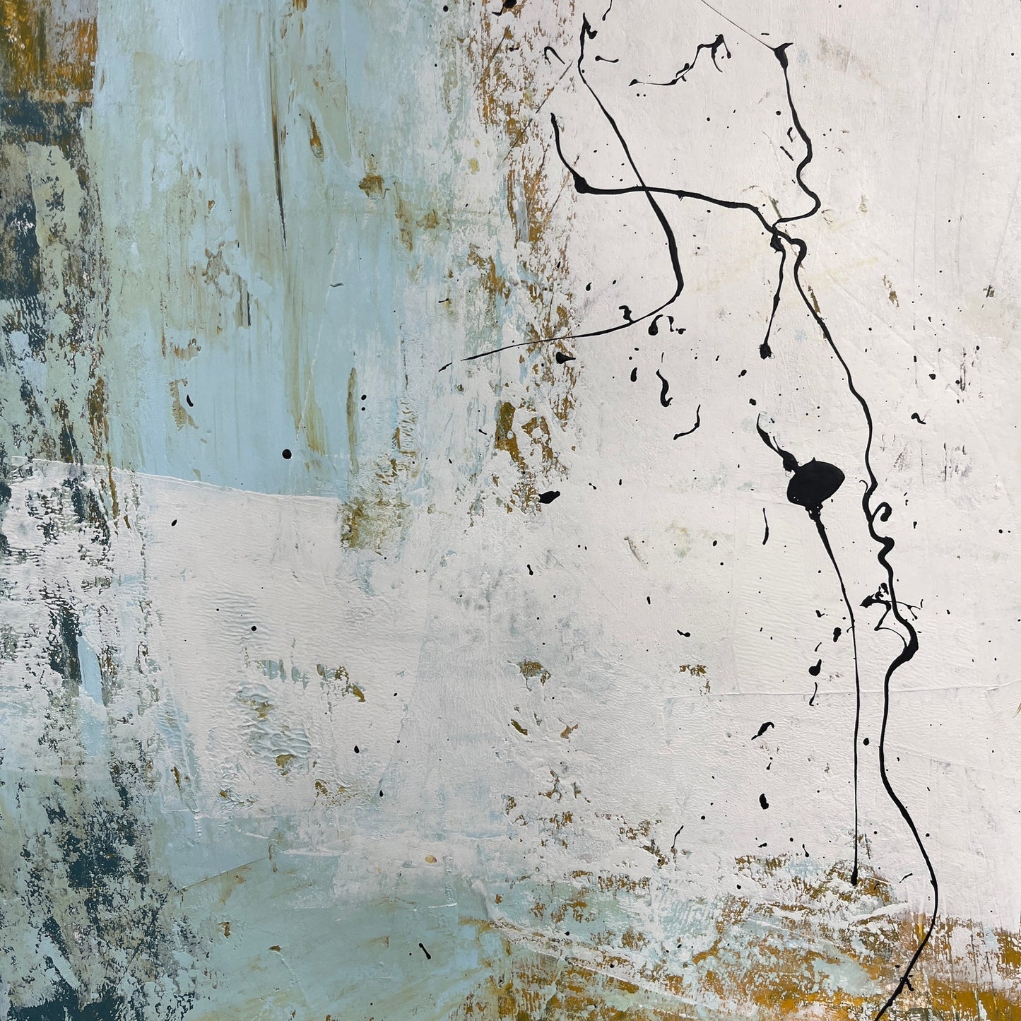 Original Mixed Media Abstract Modern Art Painting 18x24 "Lorimer" Signed