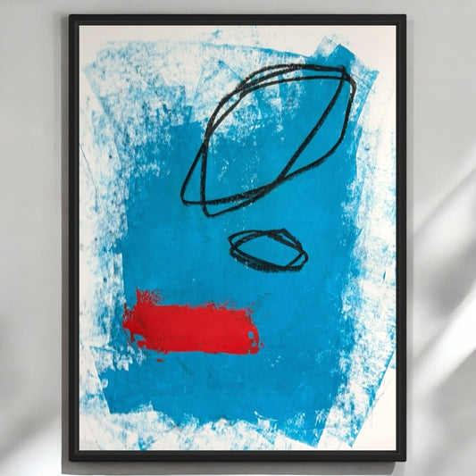 Original Mixed Media Abstract Modern Art Painting 18x24 "Seraphic" Signed