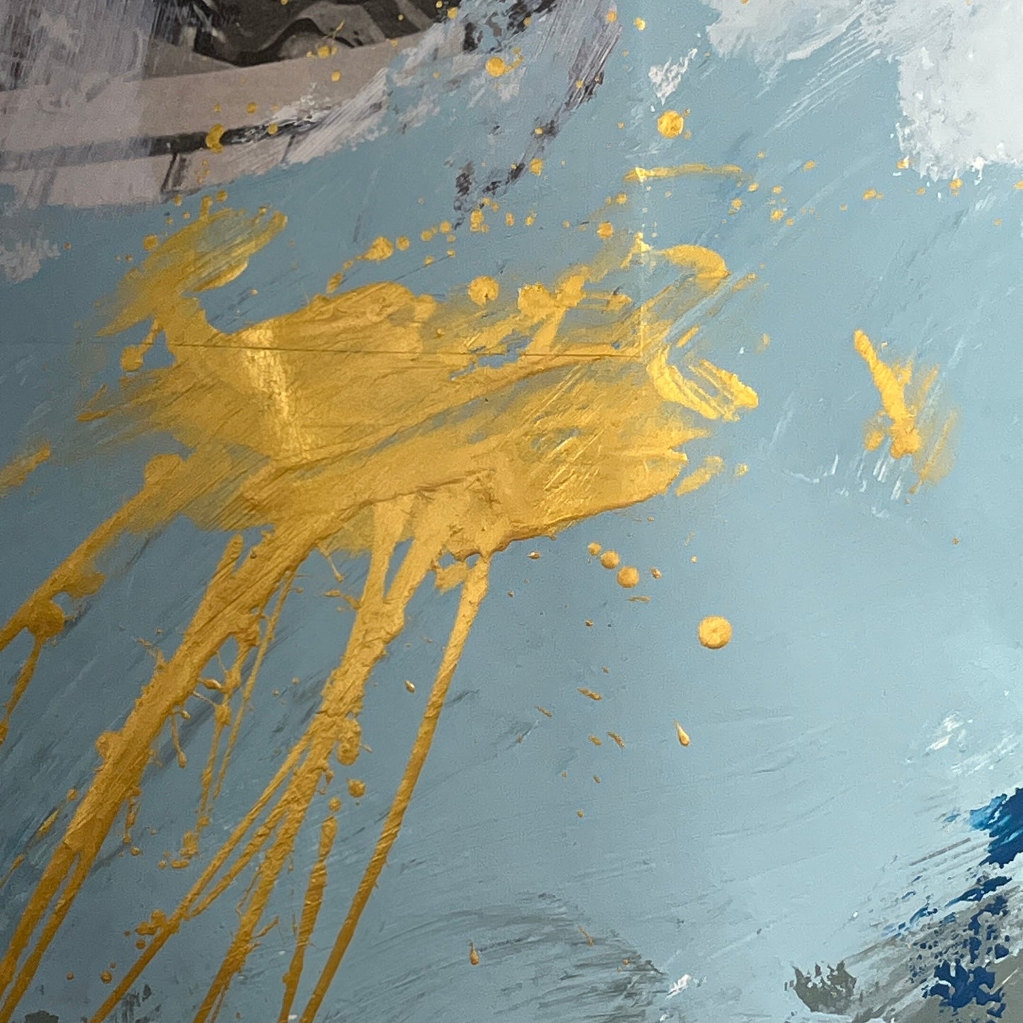 Original Mixed Media Abstract Modern Art Painting 18x24 "Onomastics" Signed