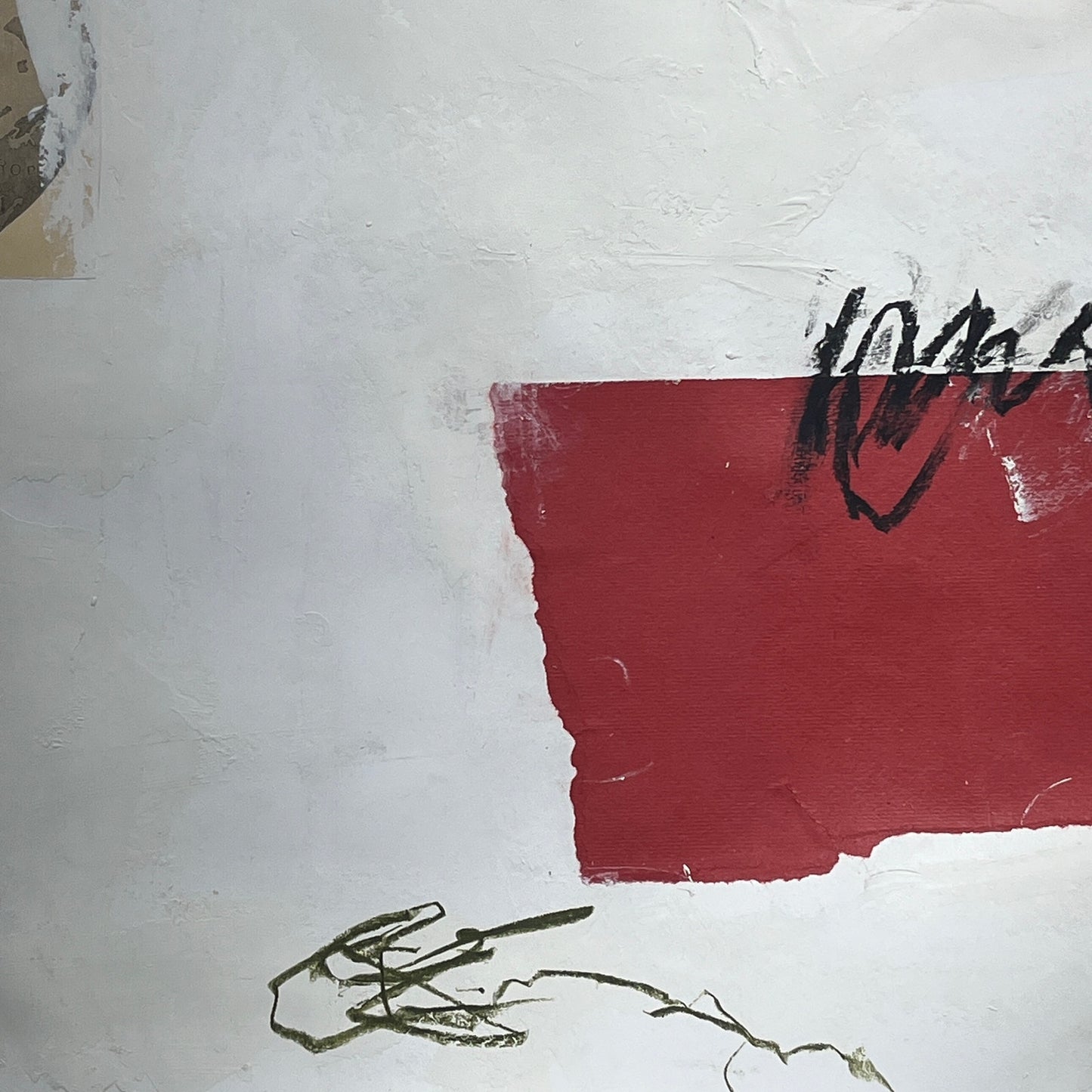 Original Mixed Media Abstract Modern Art Painting 18x24 "Usance" Signed