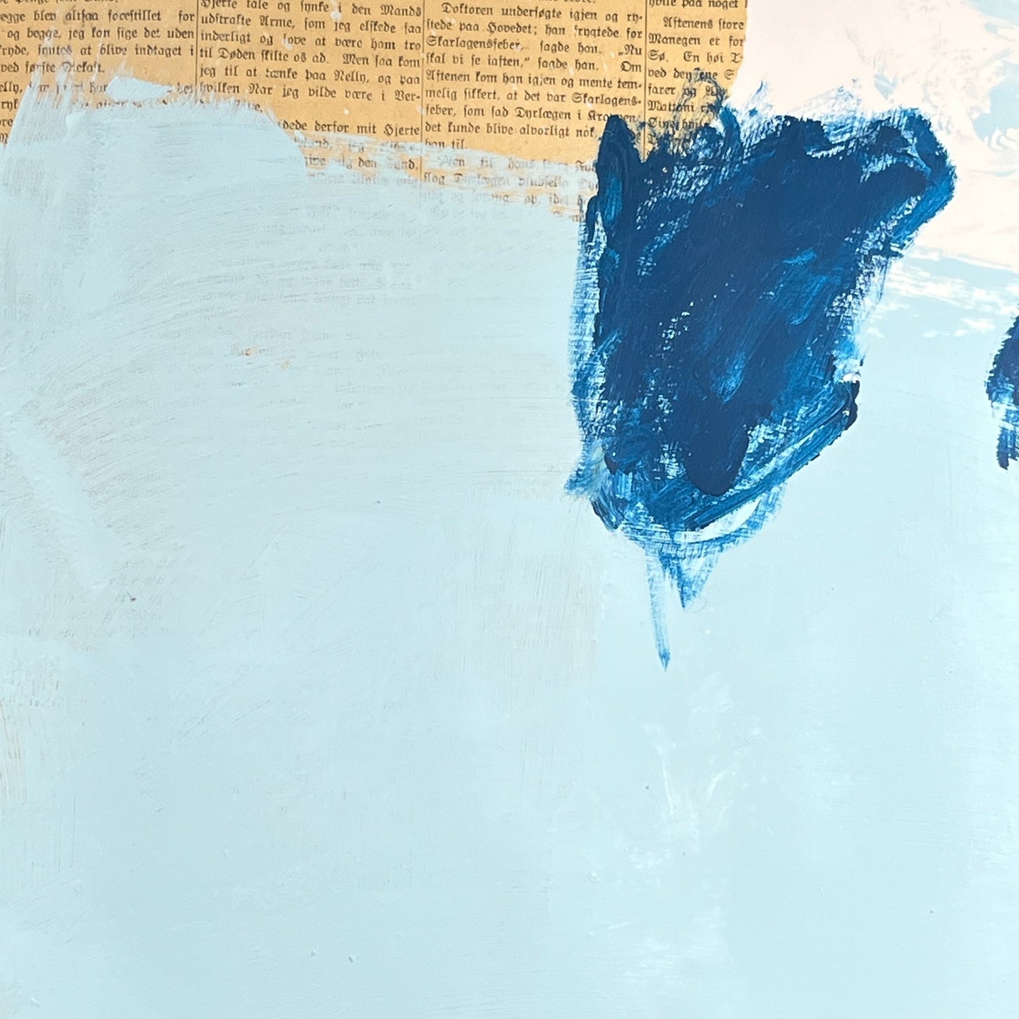 Original Mixed Media Abstract Modern Art Painting 18x24 "Delignate" Signed