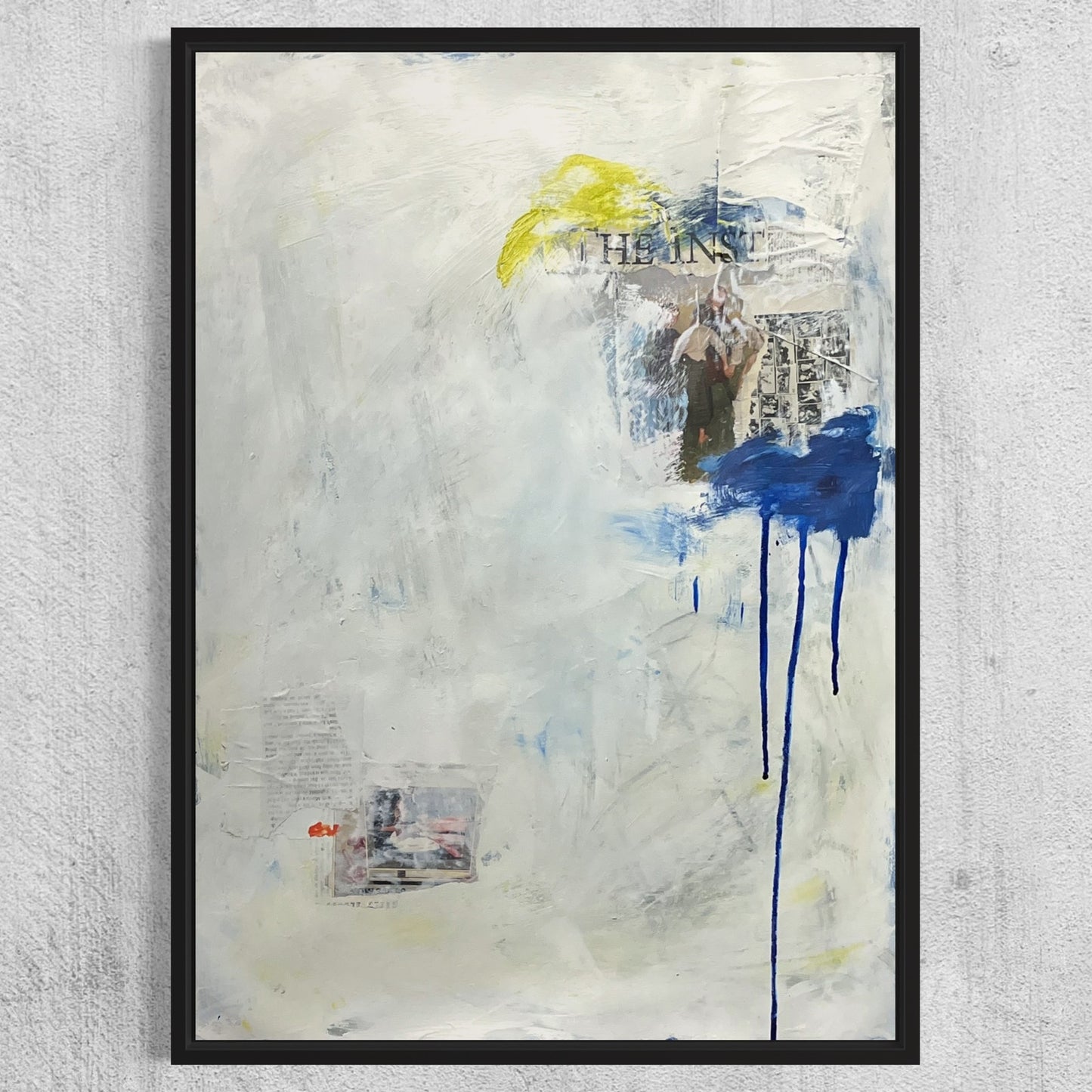 Original Mixed Media Abstract Art Painting 18x24 “Gesture" Signed