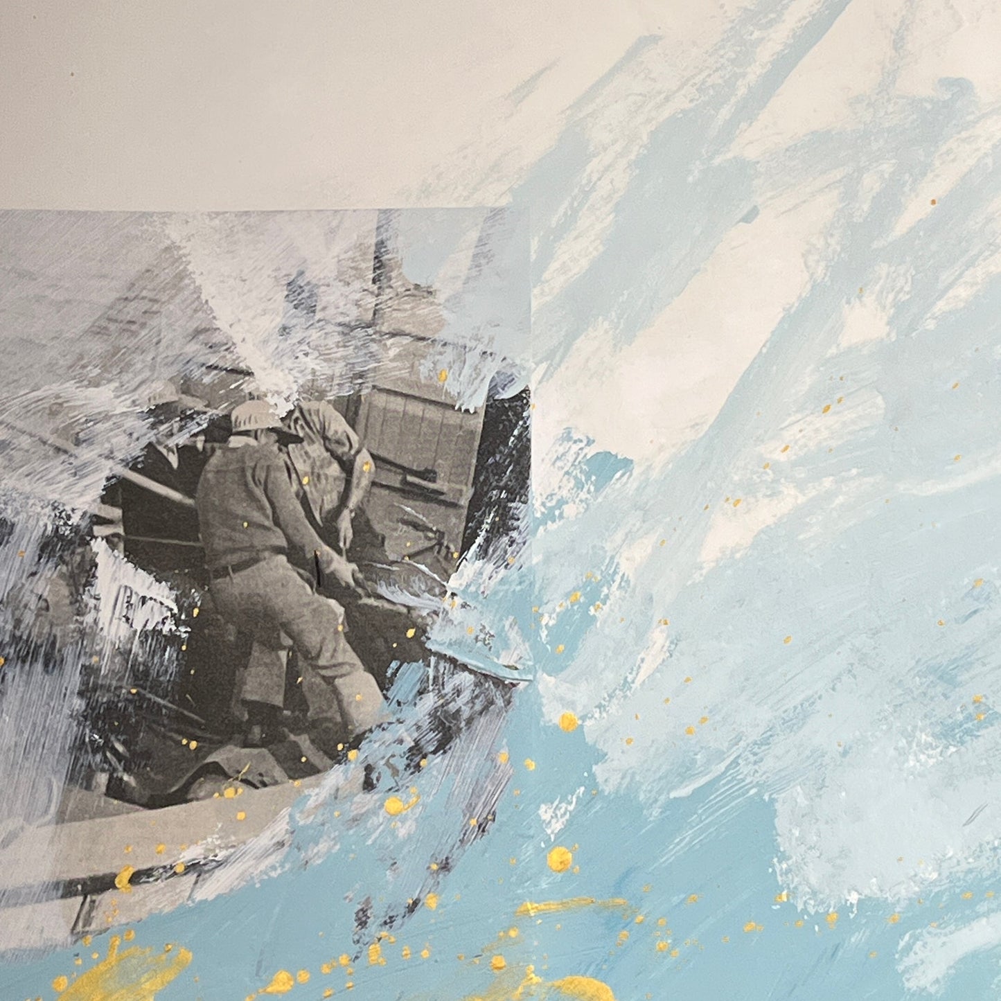 Original Mixed Media Abstract Modern Art Painting 18x24 "Onomastics" Signed