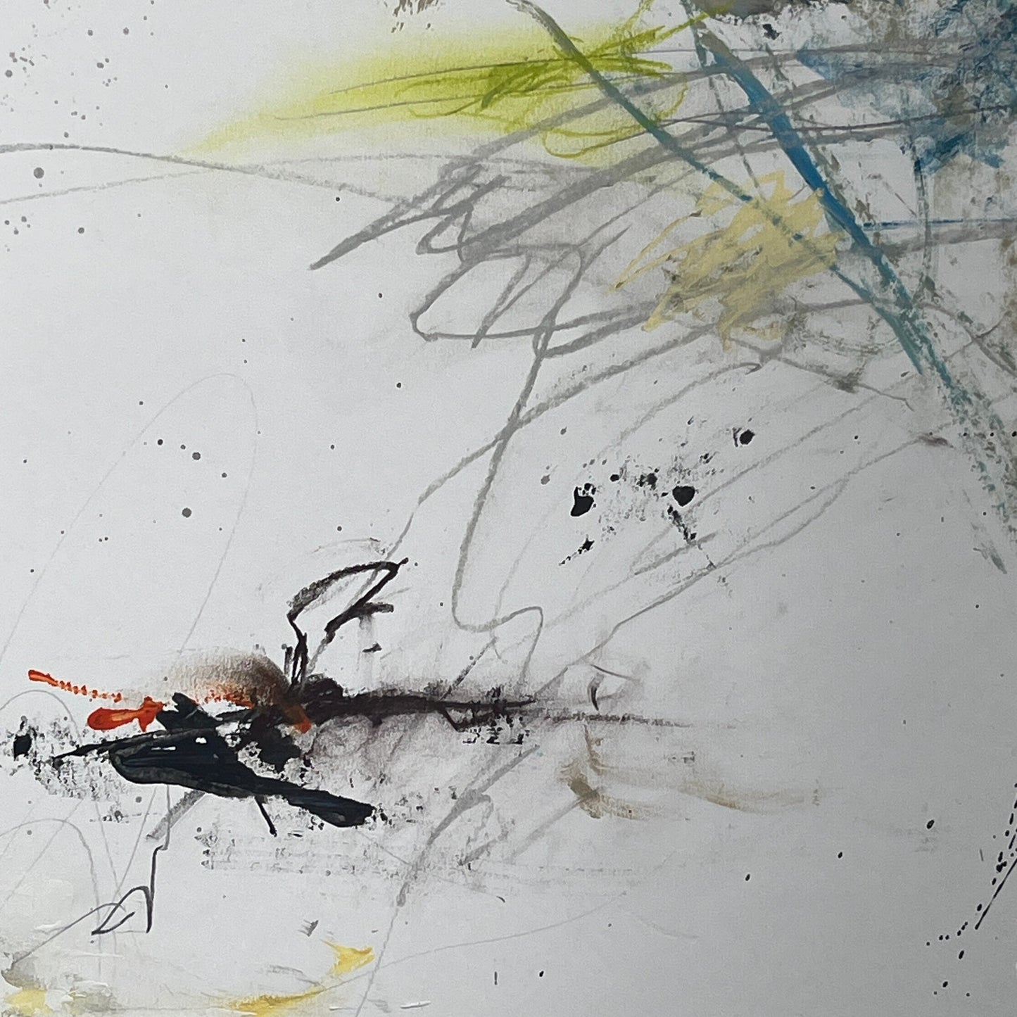 Original Mixed Media Abstract Modern Art Painting 18x24 "Volation" Signed