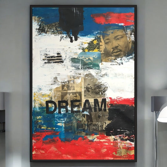 Original Mixed Media Abstract Modern Art Painting 24x36 "Dream" Signed