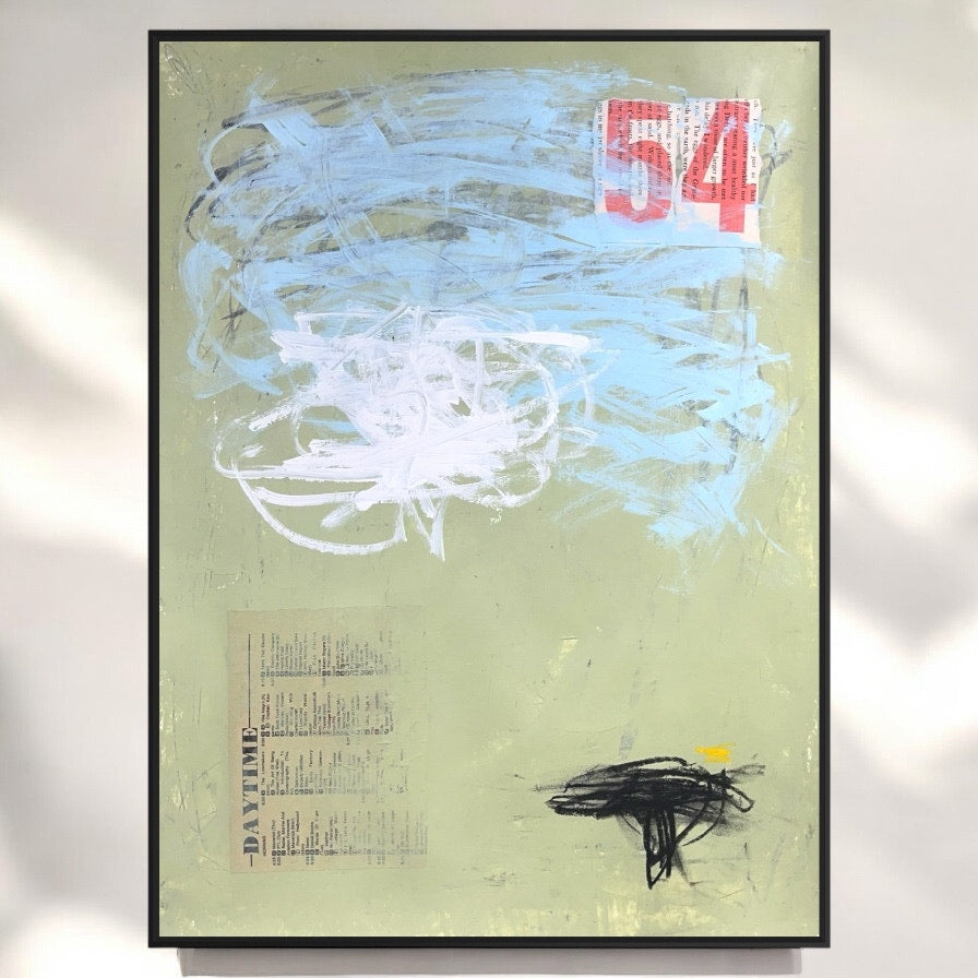 Original Mixed Media Abstract Modern Art Painting 18x24 "Unity 54" Signed