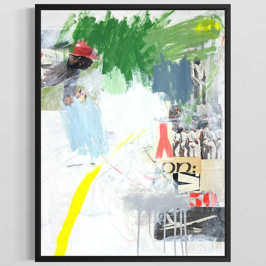 Original Mixed Media Abstract Modern Art Painting 18x24 "Prolusion" Signed