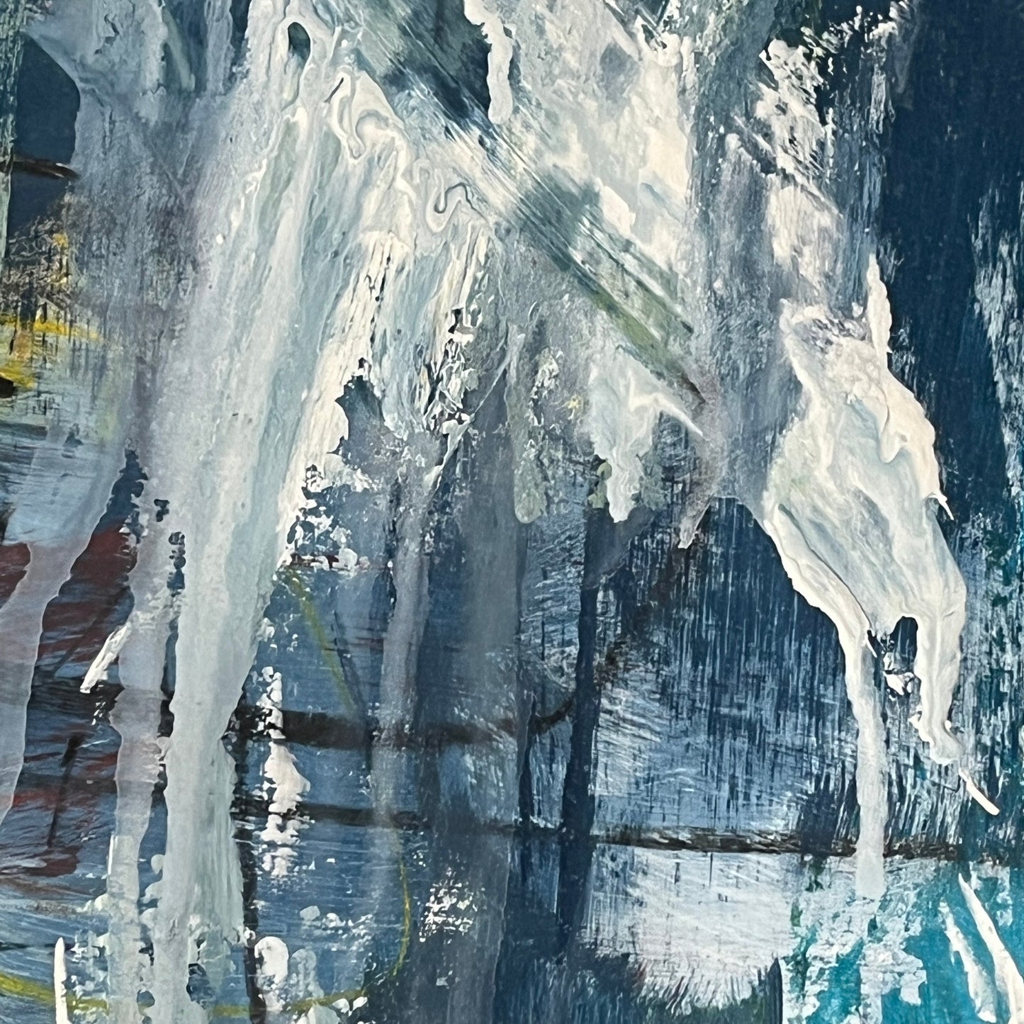 Original Mixed Media Abstract Art Painting 18x24 “Abundance" Signed