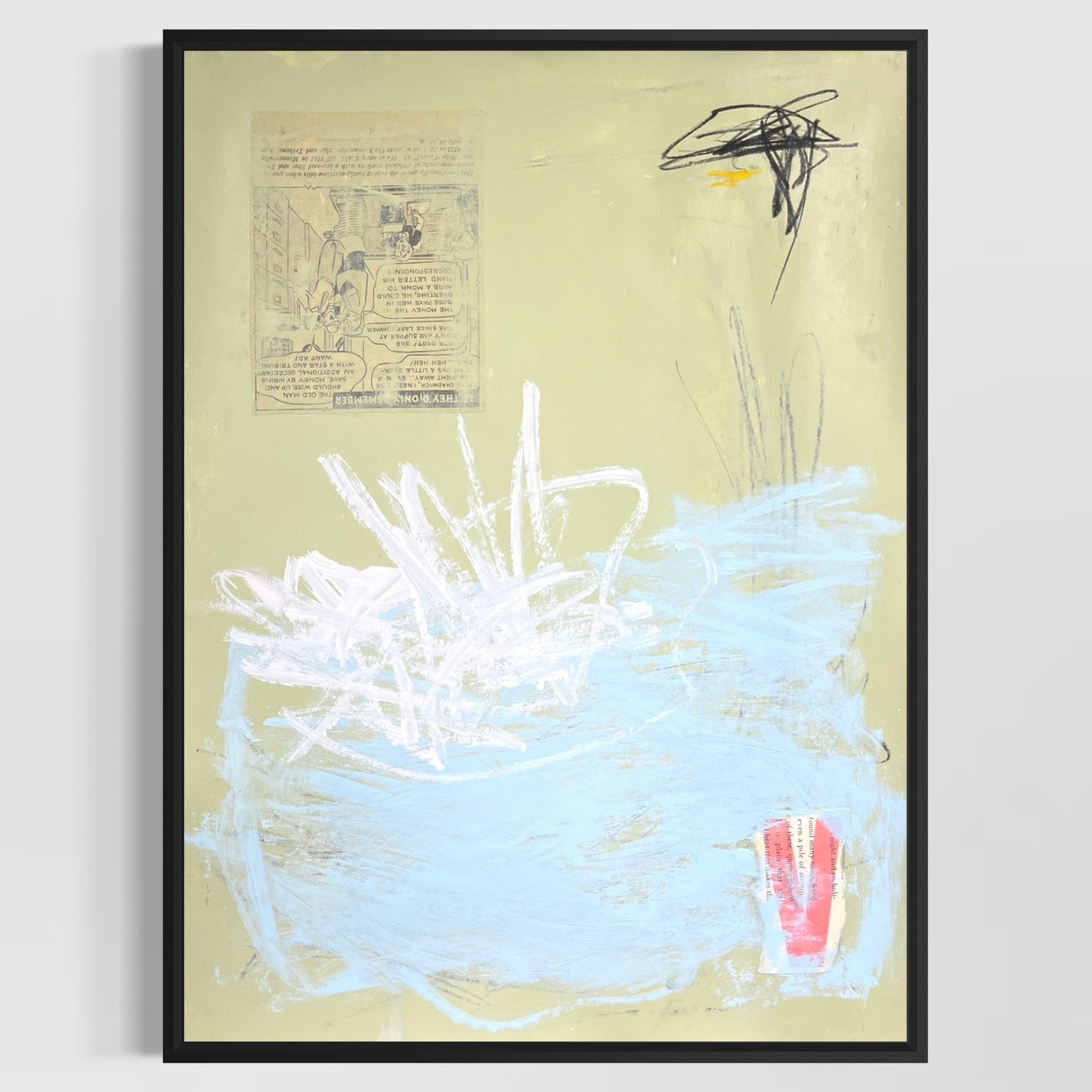Original Mixed Media Abstract Modern Art Painting 18x24 "Unity V" Signed