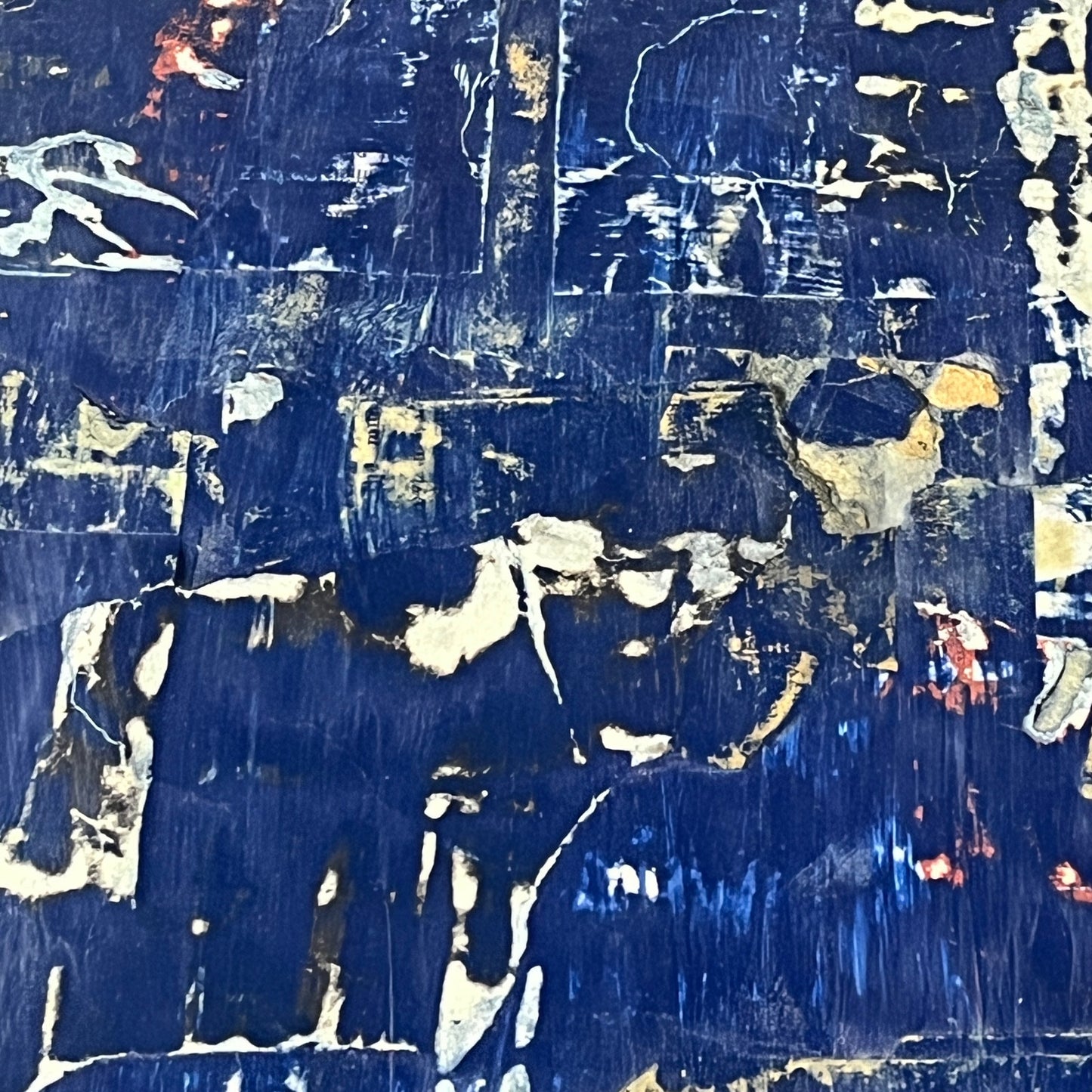Original Mixed Media Abstract Art Collage Painting 11x14 "Mince"