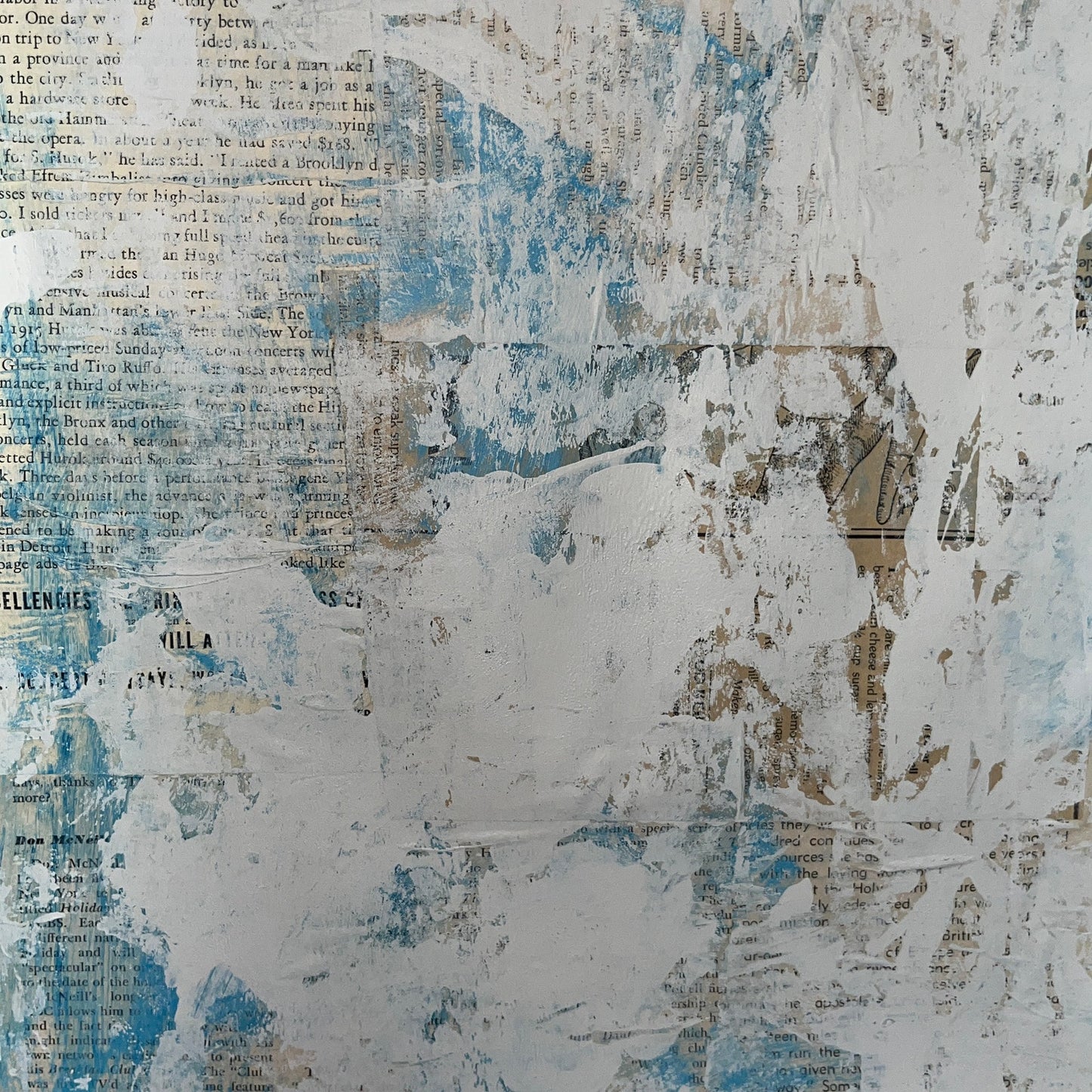 Original Mixed Media Abstract Modern Art Painting 18x24 "Juramentum" Signed