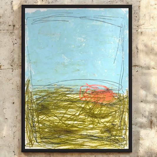 Original Mixed Media Abstract Modern Art Painting 18x24 "Mellification" Signed
