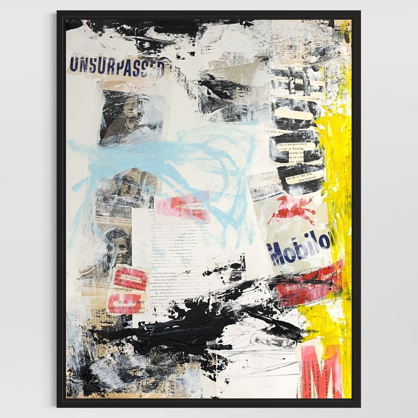 Original Mixed Media Abstract Modern Art Painting 18x24 "OCD" Signed