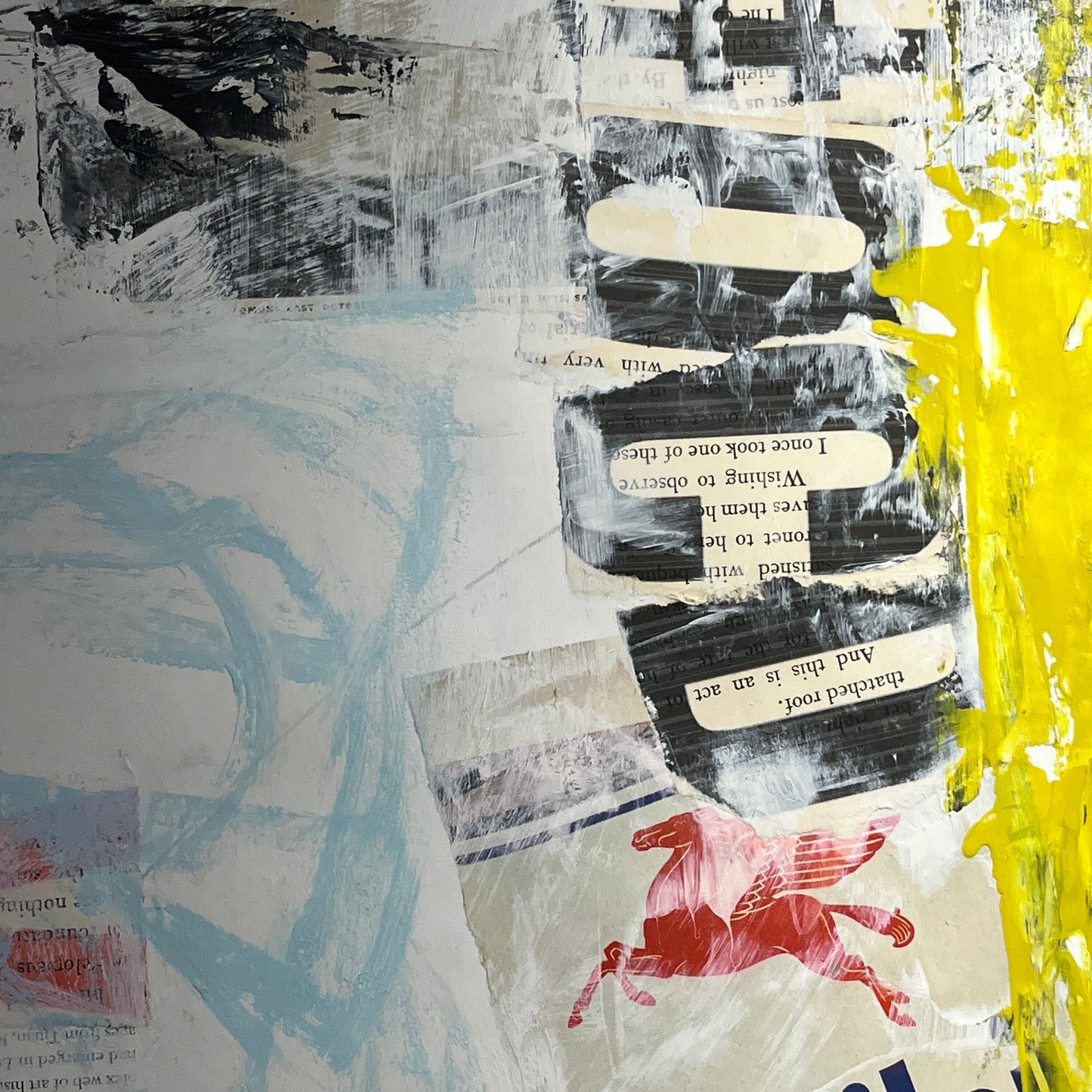 Original Mixed Media Abstract Modern Art Painting 18x24 "OCD" Signed