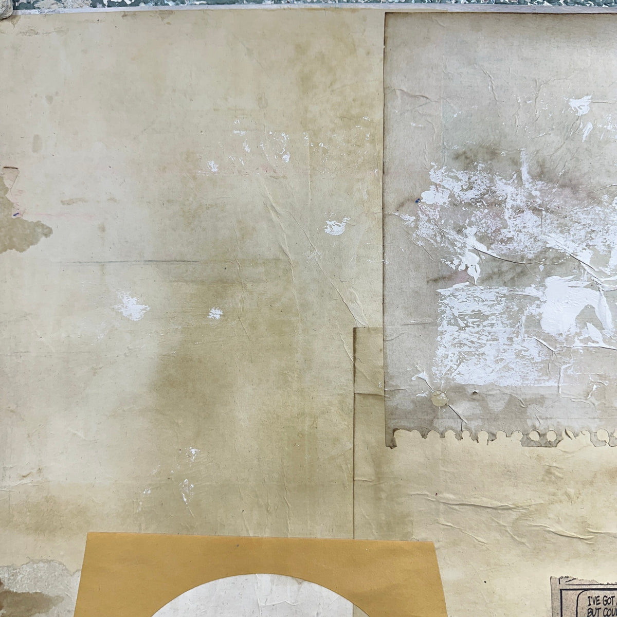Original Mixed Media Modern Art Colllage Painting 18x24 "Quotennial" Signed