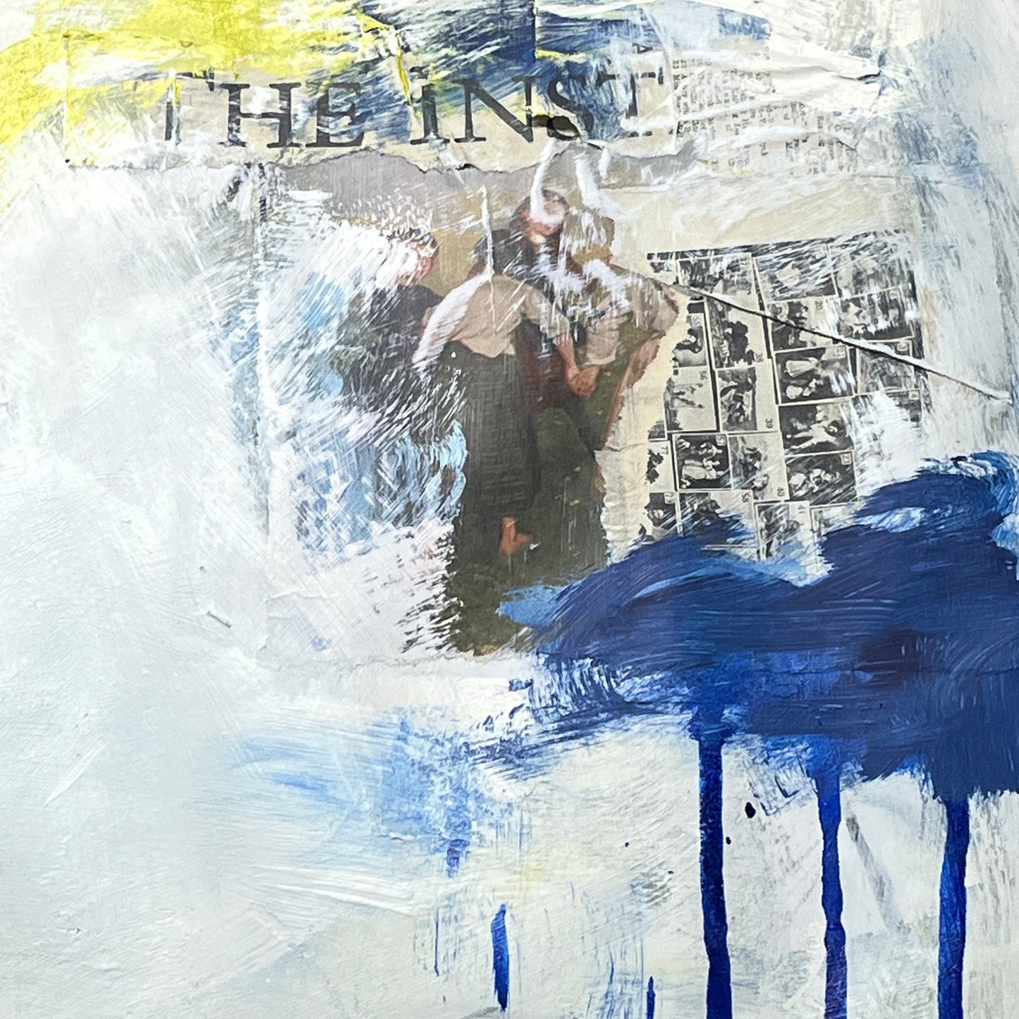 Original Mixed Media Abstract Art Painting 18x24 “Gesture" Signed