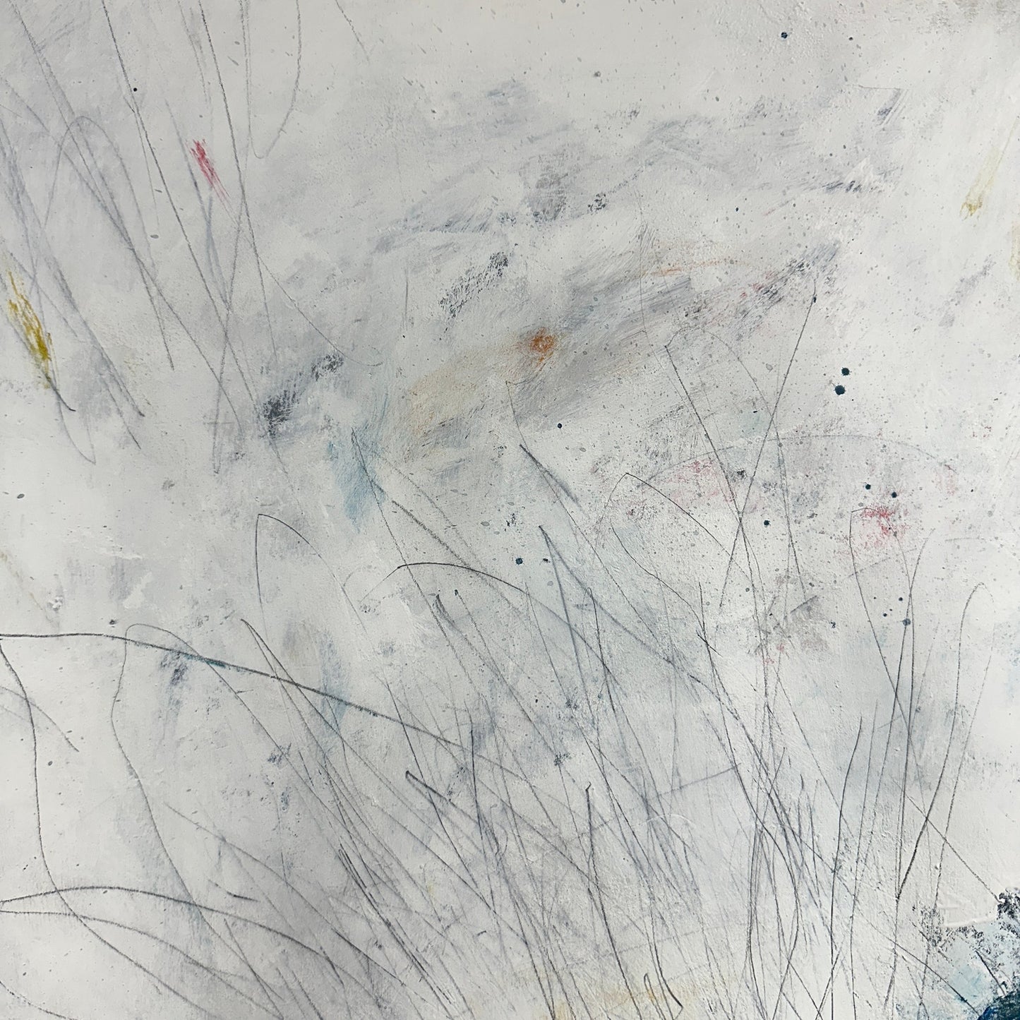 Original Mixed Media Abstract Modern Art Painting 18x24 "Pseudologia" Signed
