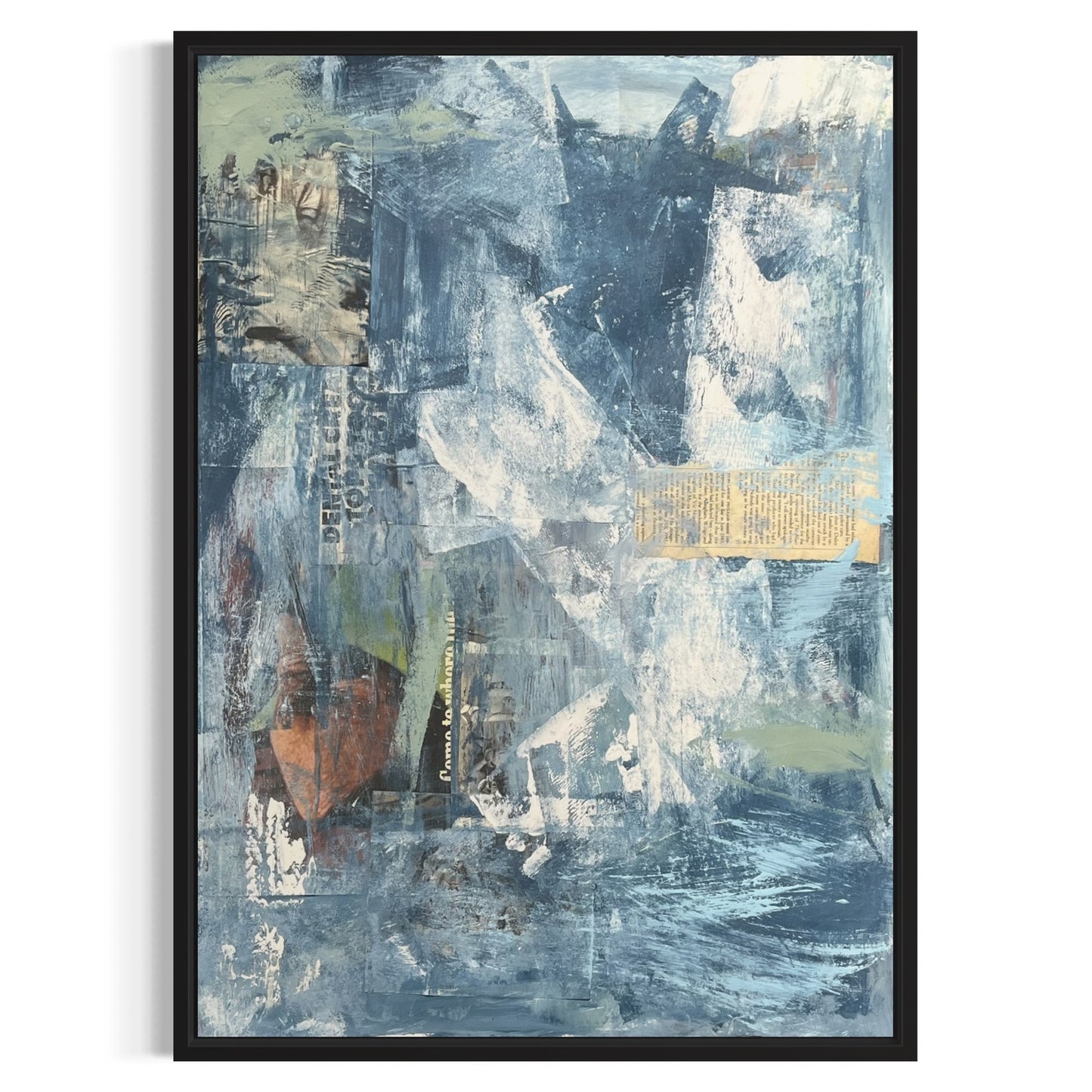 Original Mixed Media Abstract Art Painting 18x24 “Appendix" Signed