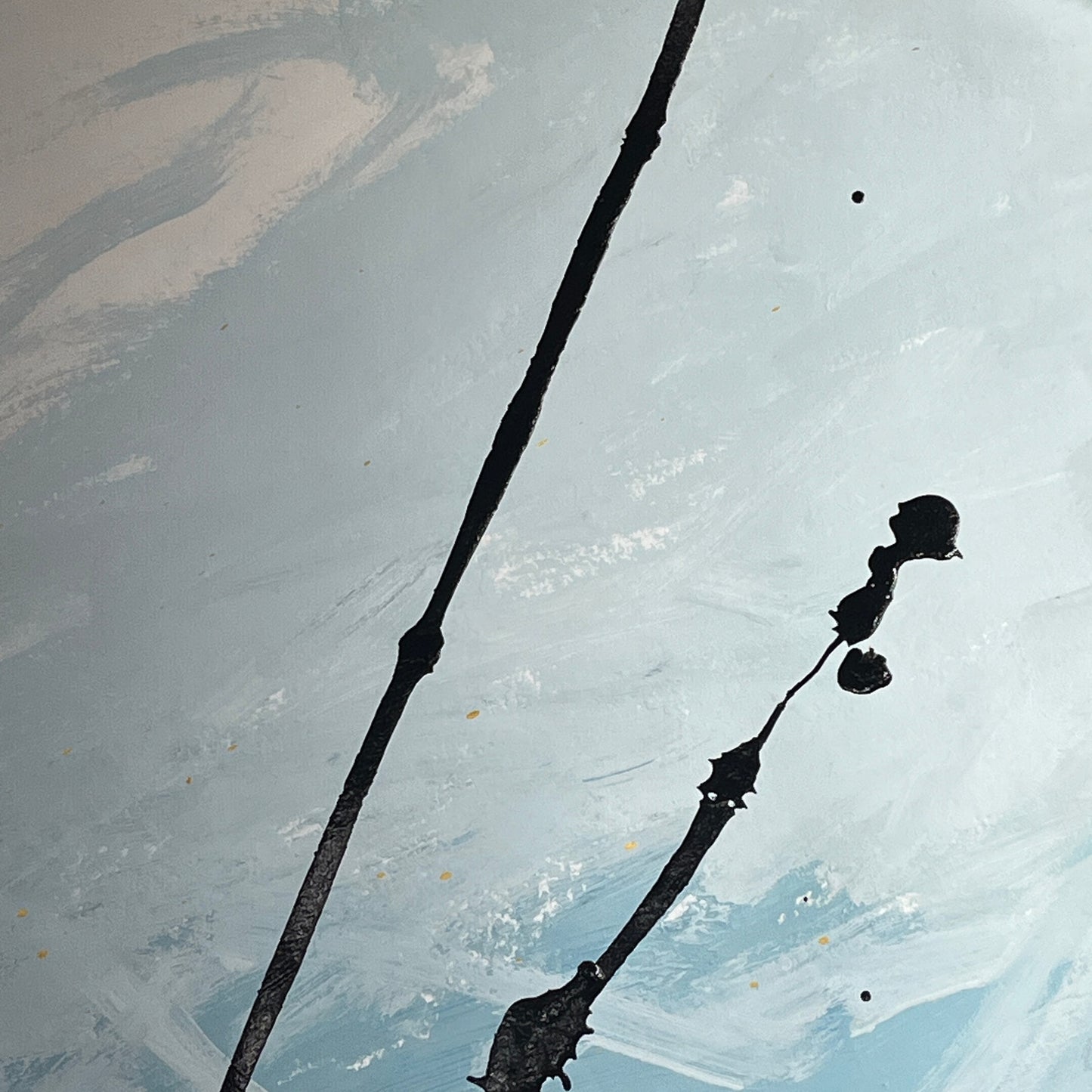 Original Mixed Media Abstract Modern Art Painting 18x24 "Onomastics" Signed