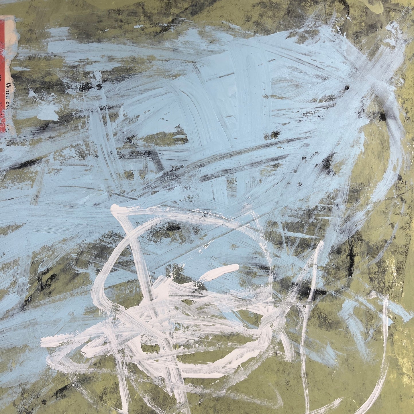 Original Mixed Media Abstract Modern Art Painting 18x24 "Unity 21" Signed
