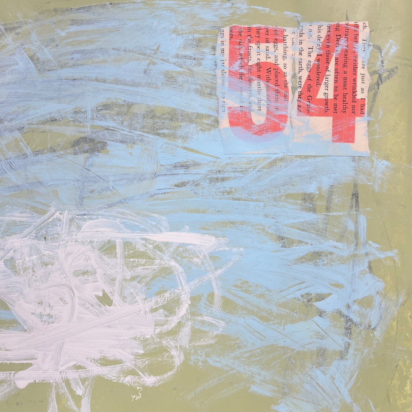 Original Mixed Media Abstract Modern Art Painting 18x24 "Unity 54" Signed