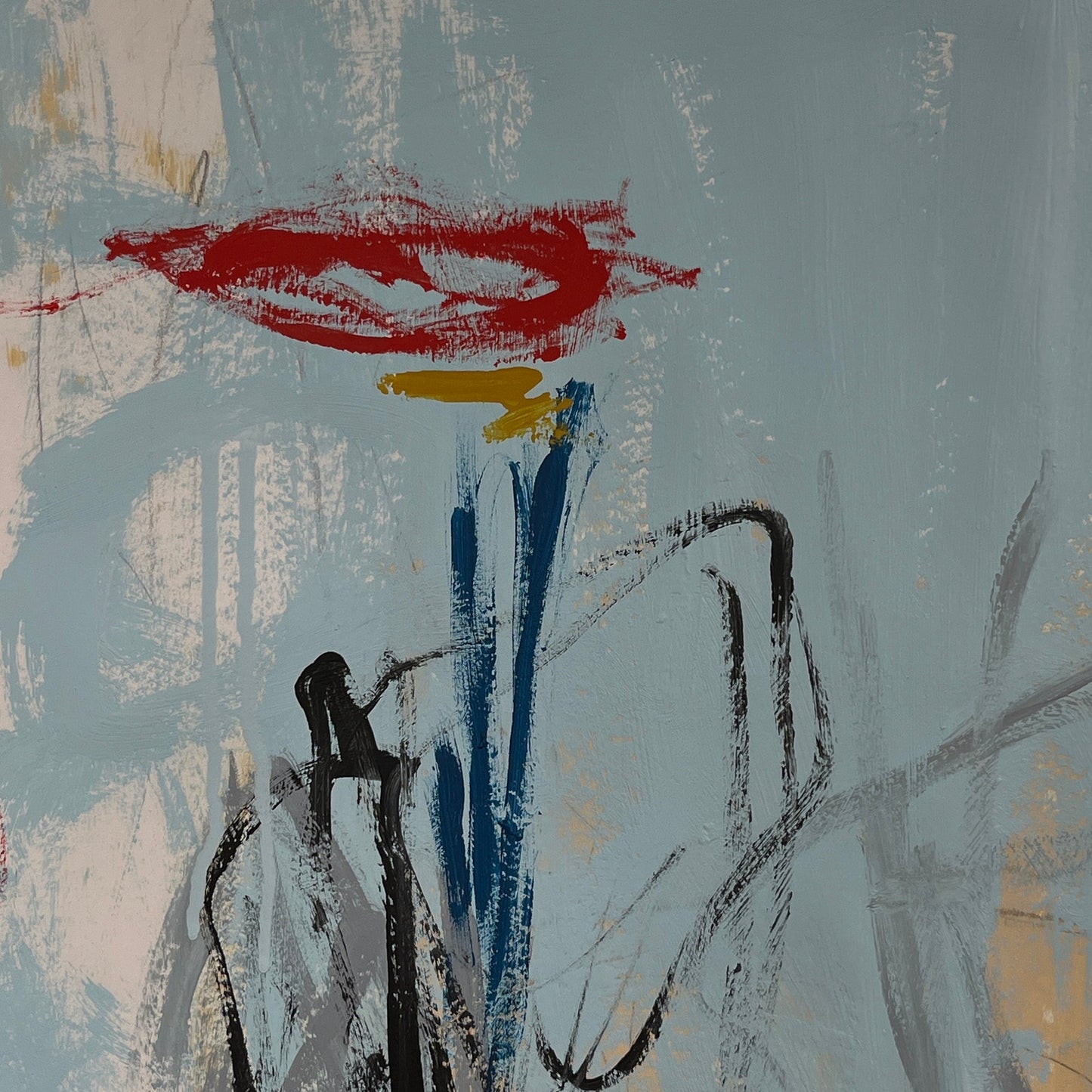 Original Mixed Media Abstract Modern Art Painting 18x24 "Rimple" Signed