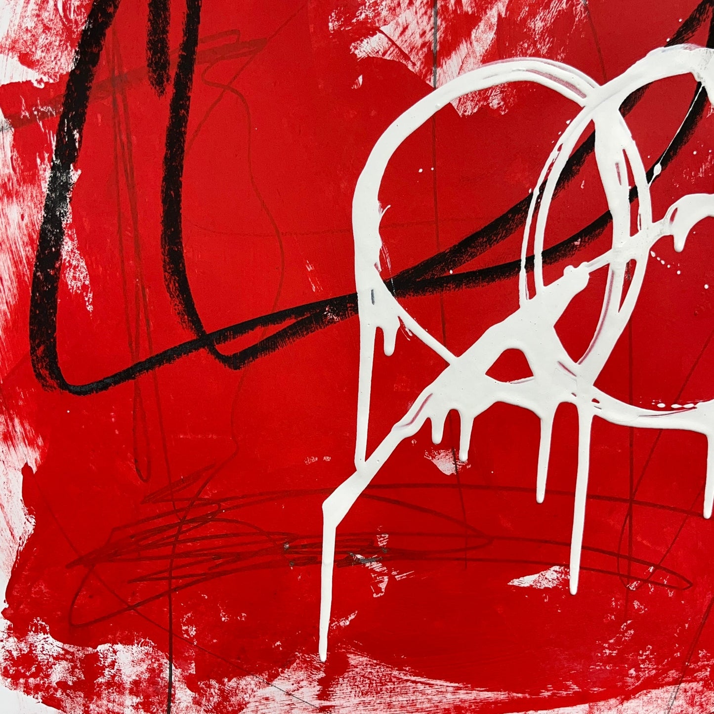 Original Mixed Media Abstract Modern Art Painting 18x24 "Expiscate" Signed